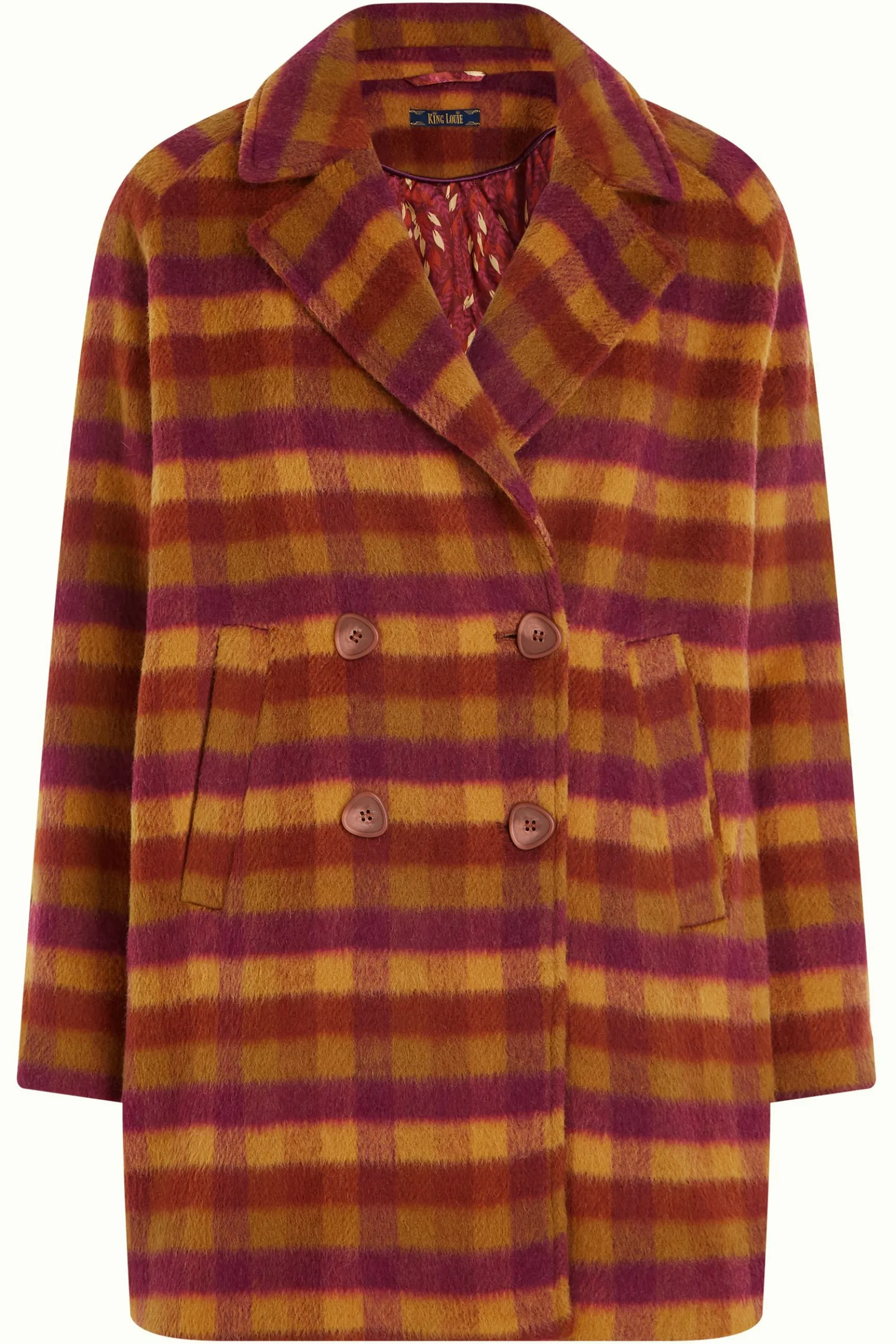 Amelie Coat Wylde Check