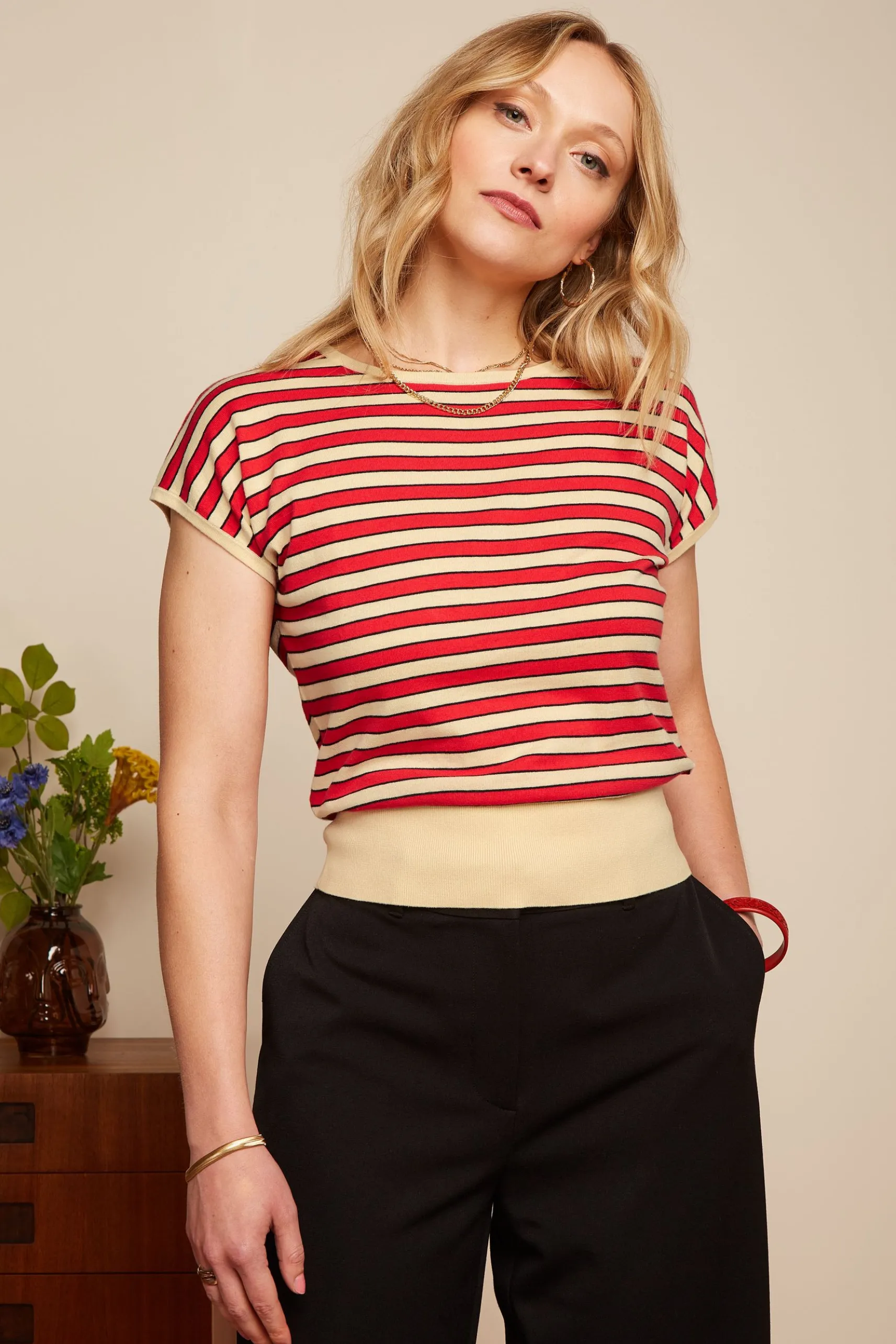 Ann Top Port Stripe