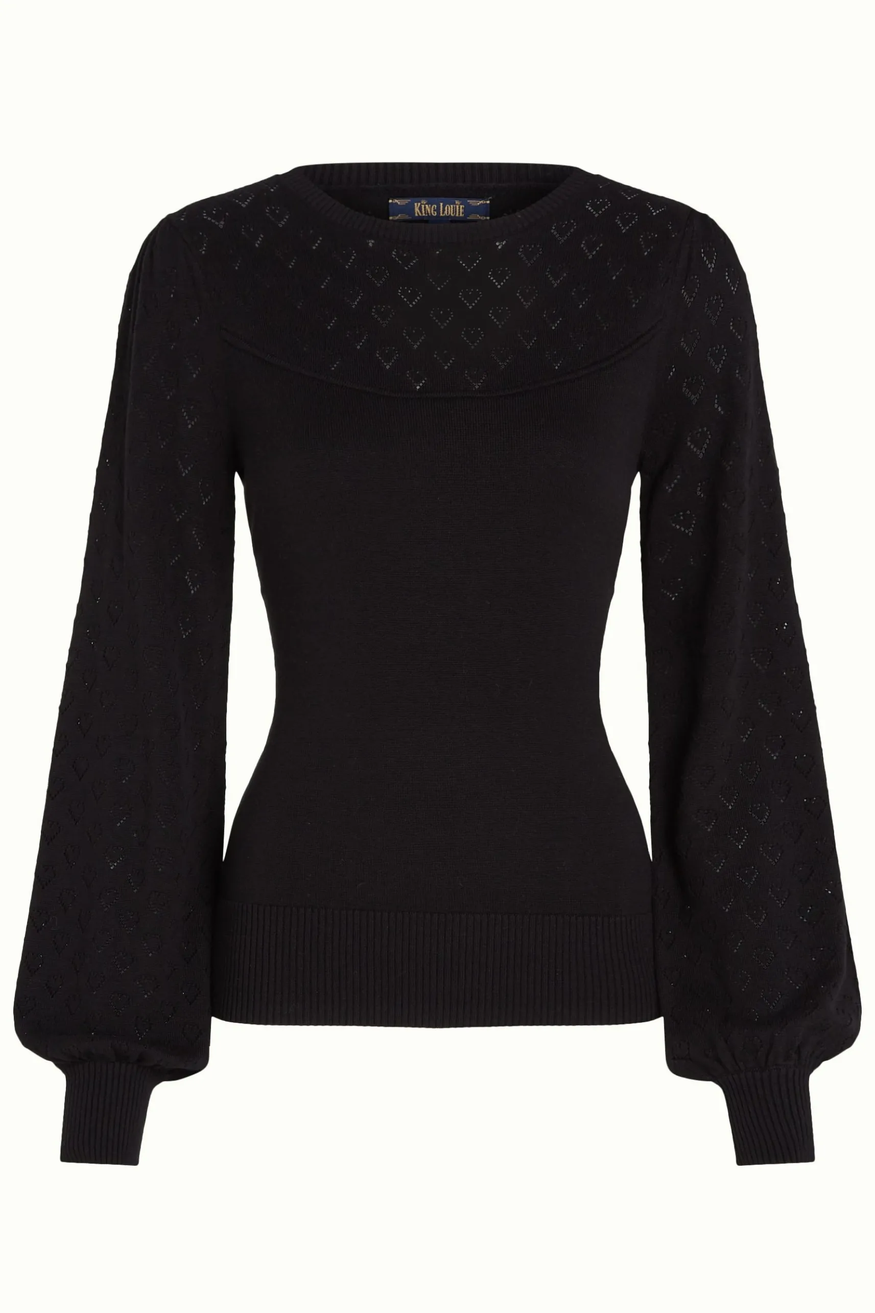 Bell Yoke Top Heart Ajour