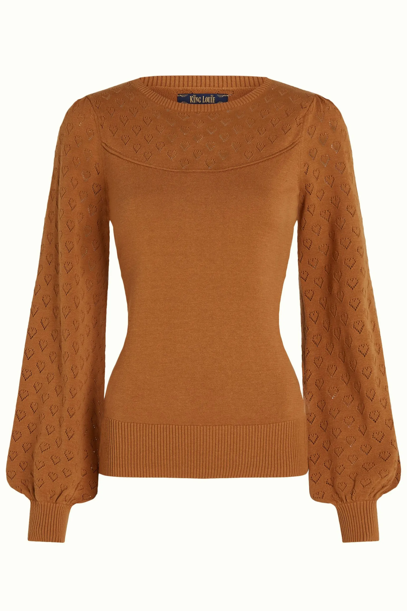 Bell Yoke Top Heart Ajour