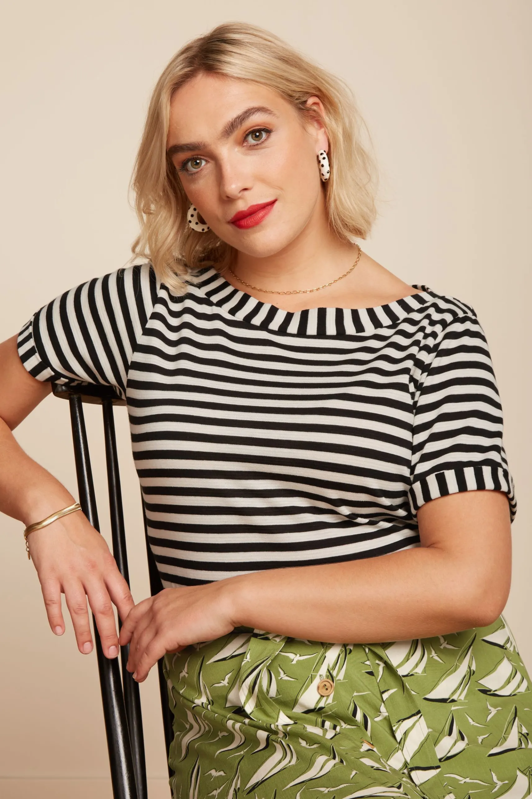 Boatneck Top Chopito Stripe