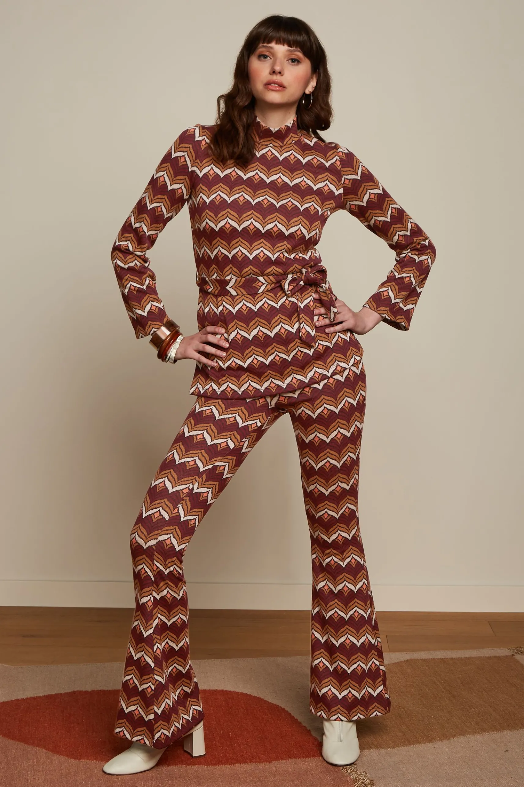 Border Flared Pants Lounge