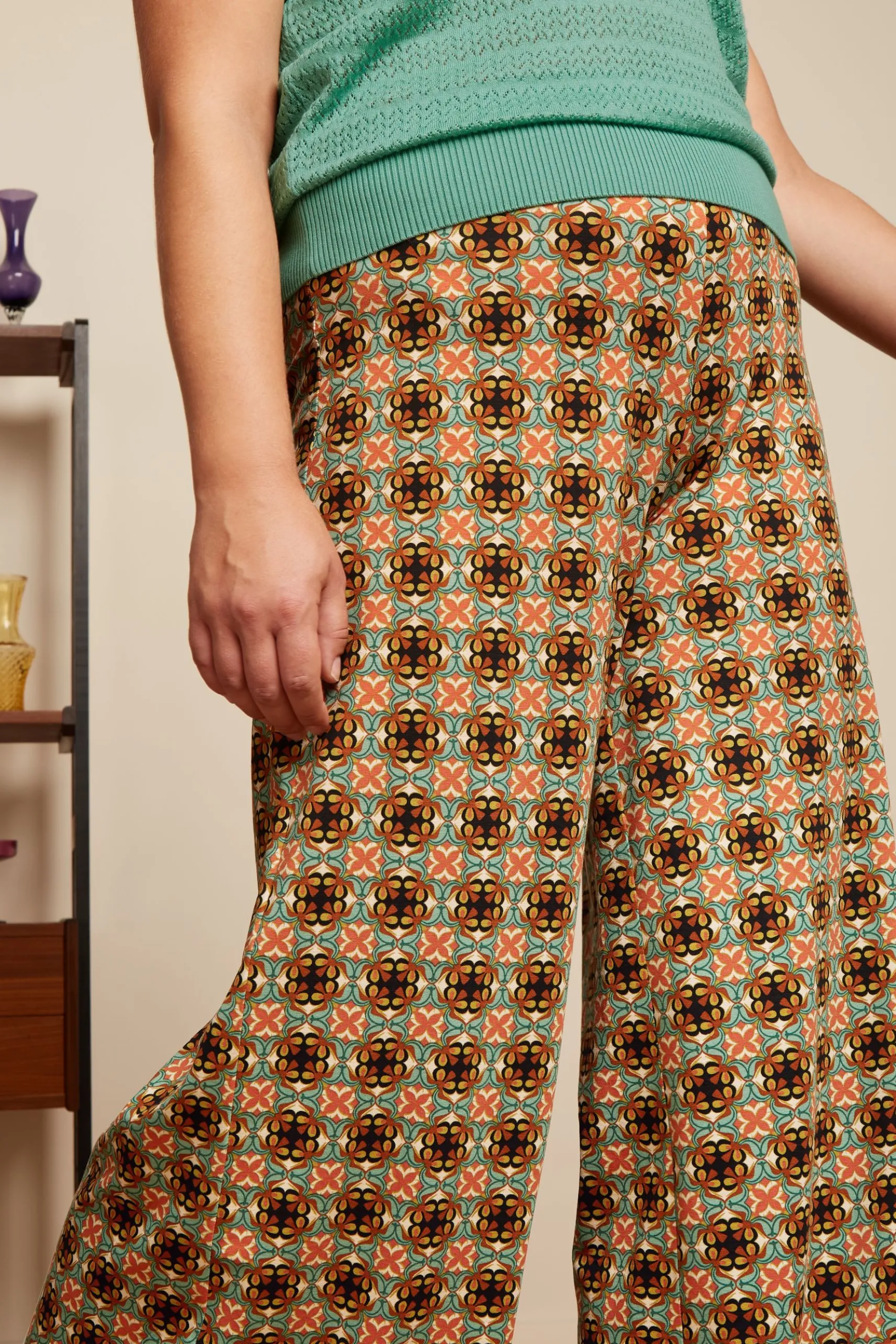 Border Palazzo Pants Casey