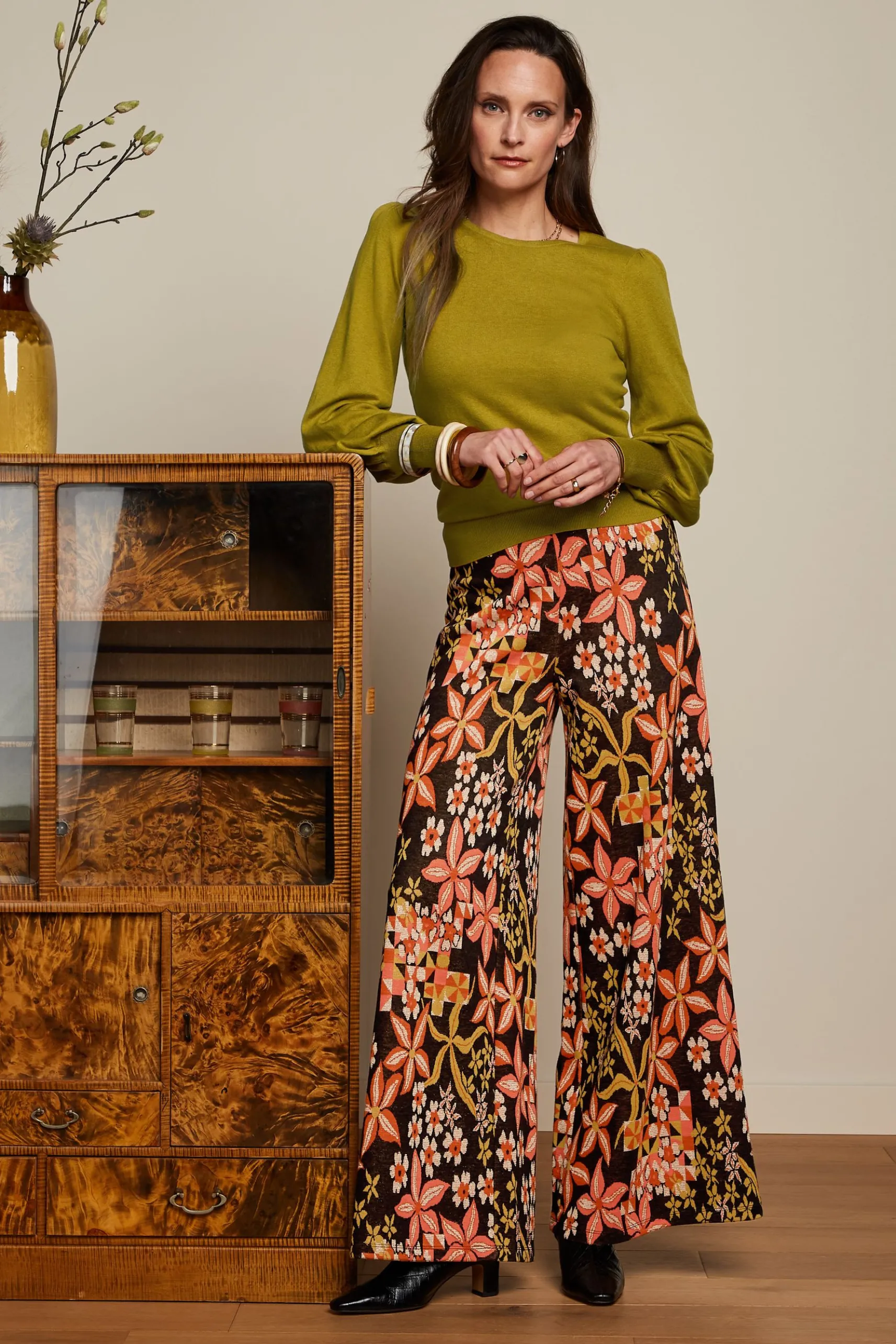 Border Palazzo Pants Morgane