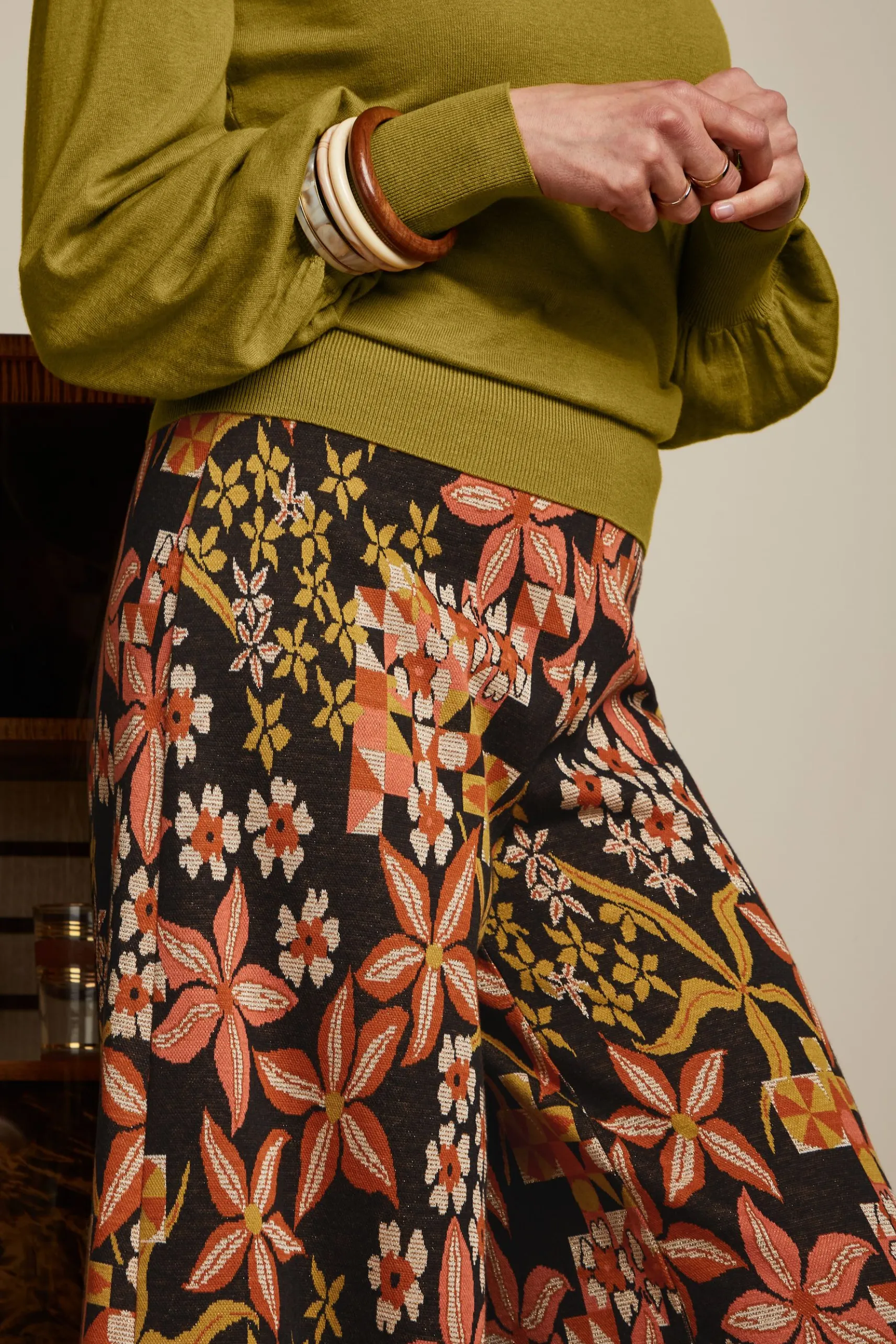 Border Palazzo Pants Morgane