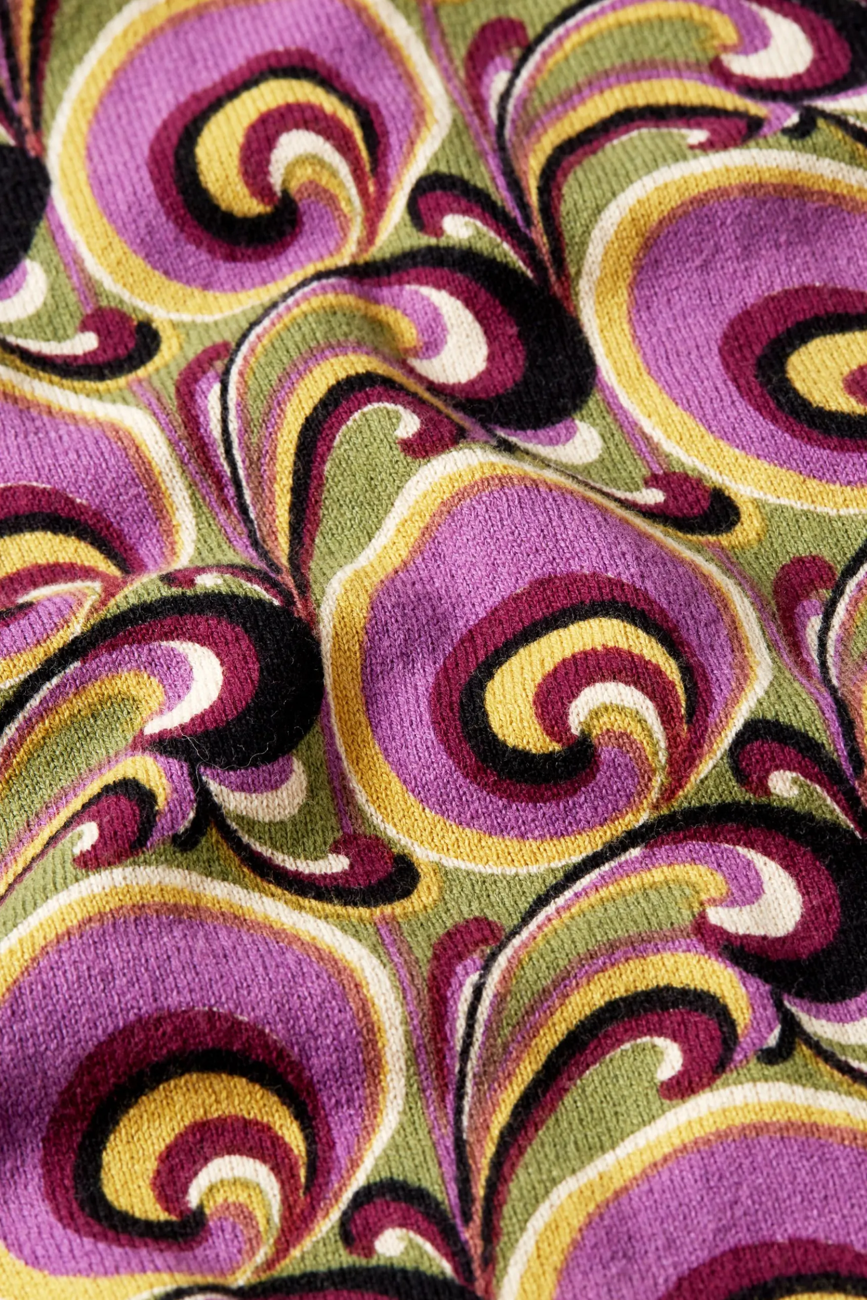 Cardi Deep V Patchouli