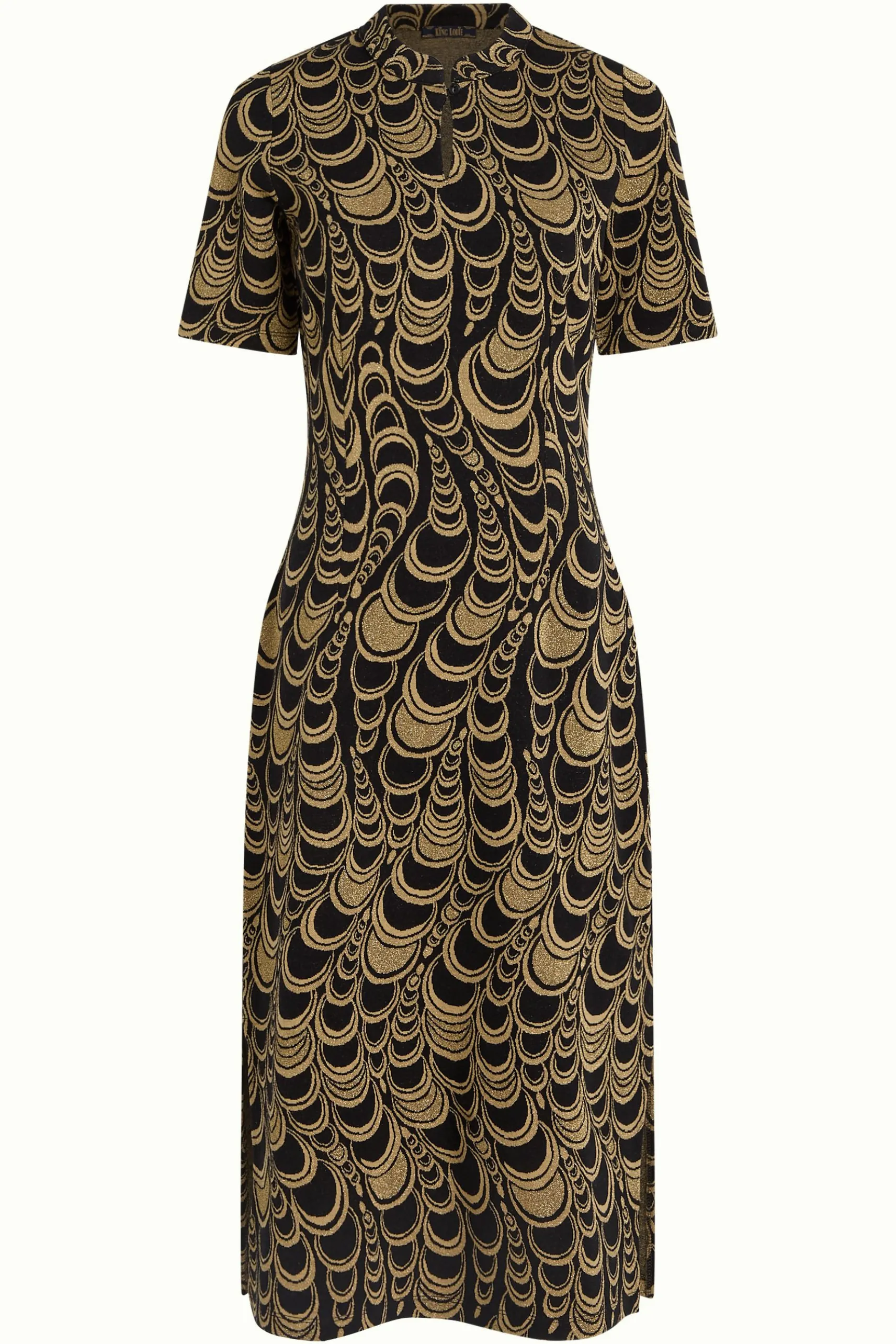 Chinese Midi Dress Bobbin Jacquard