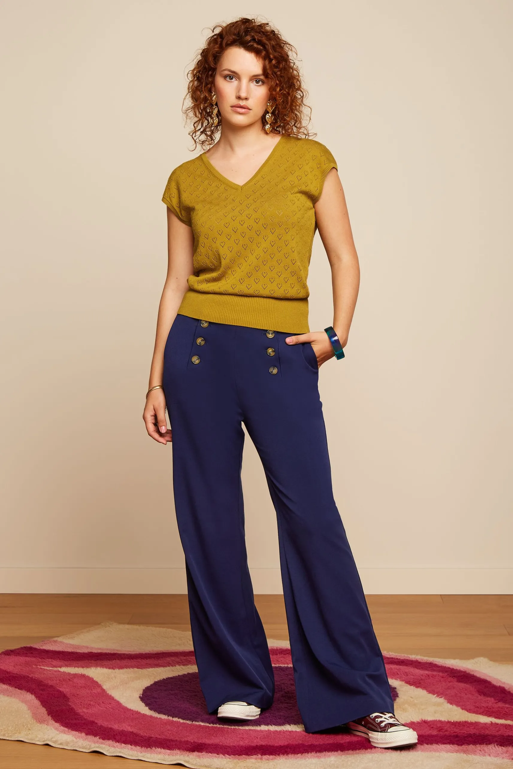 Deep V Top Heart Ajour