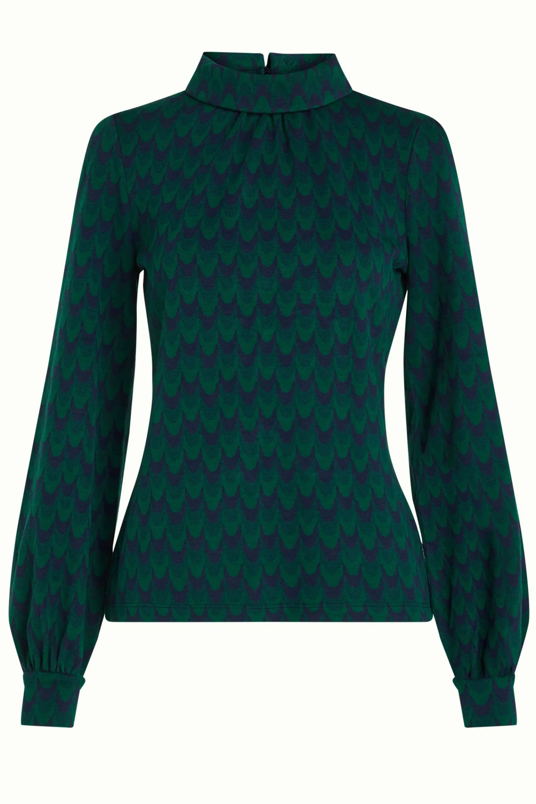 Dita Top Bell Sleeve Duffy Jacquard