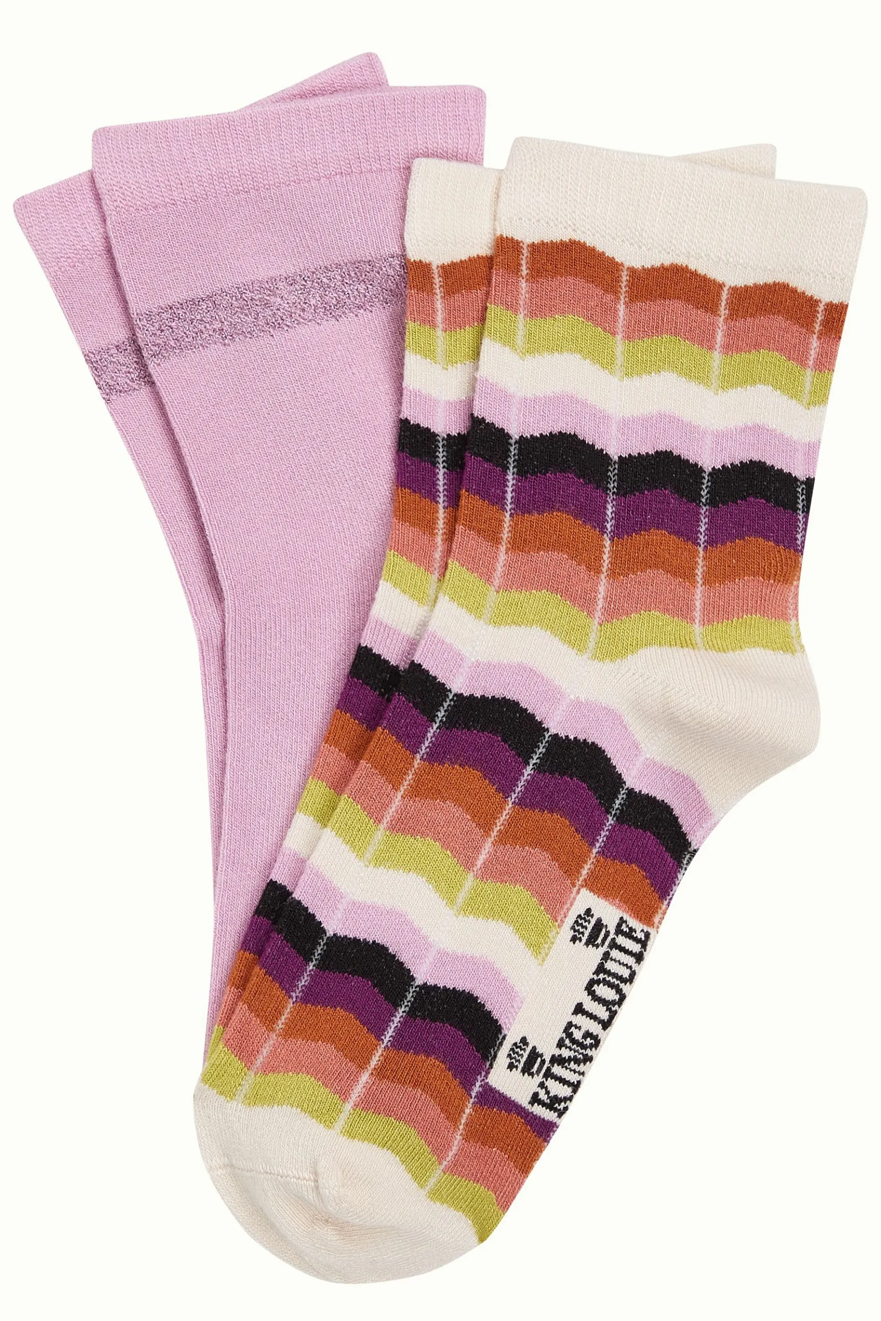 Half Socks 2-Pack Sunset