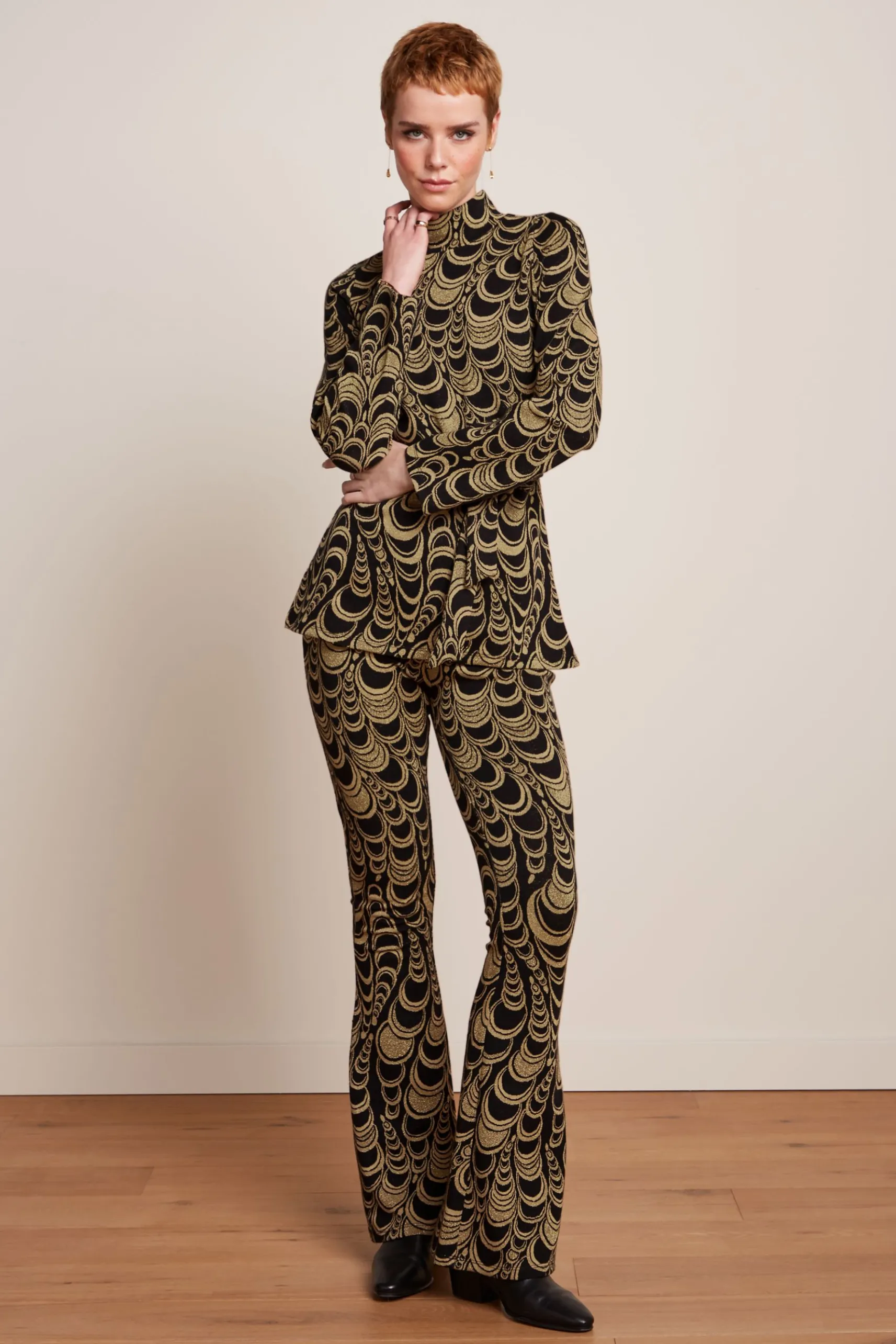 Heloise Tunic Top Bobbin Jacquard