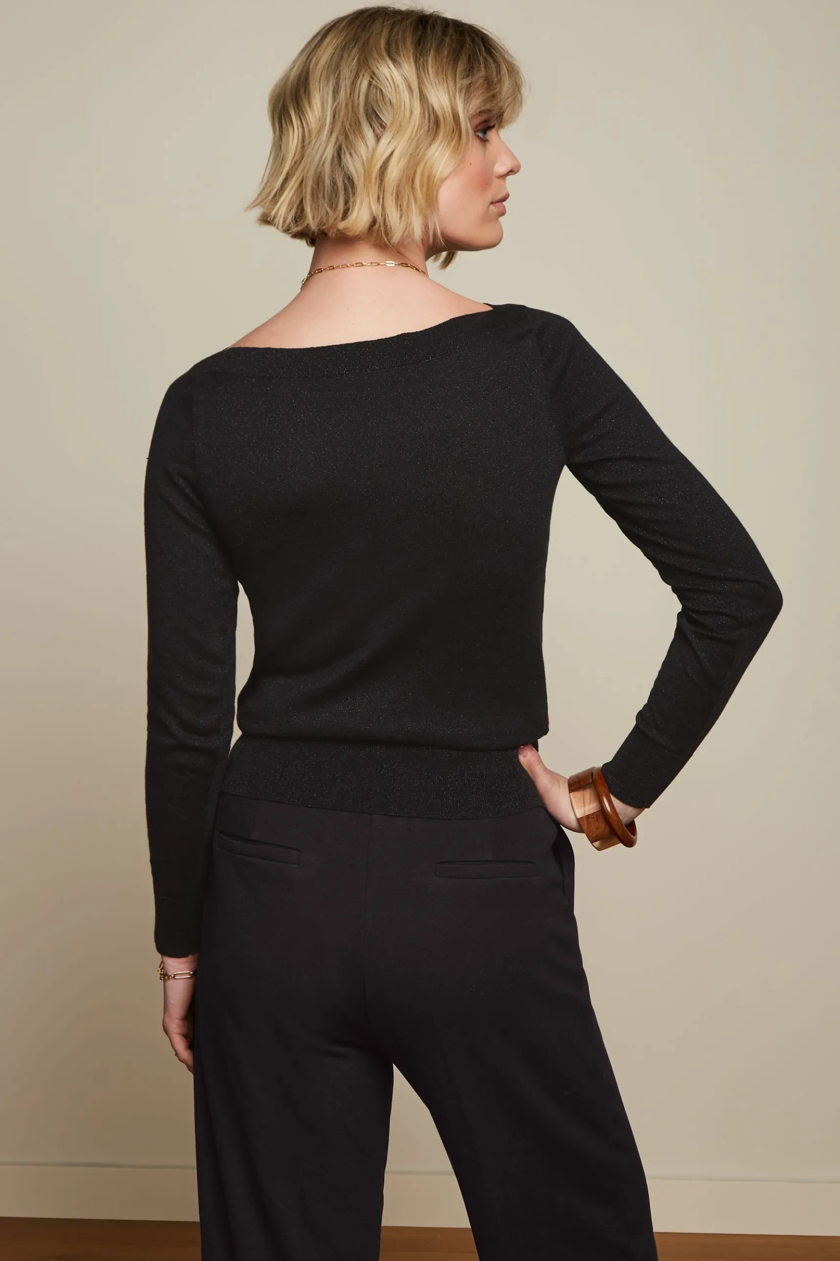 Ivy Top Lapis Stripe