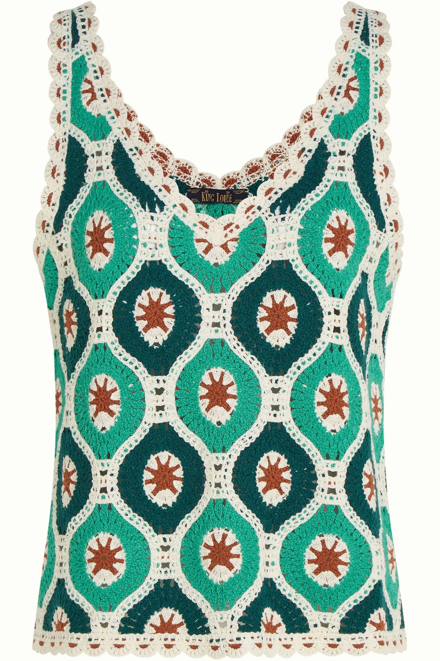 Janis Top Fray Crochet