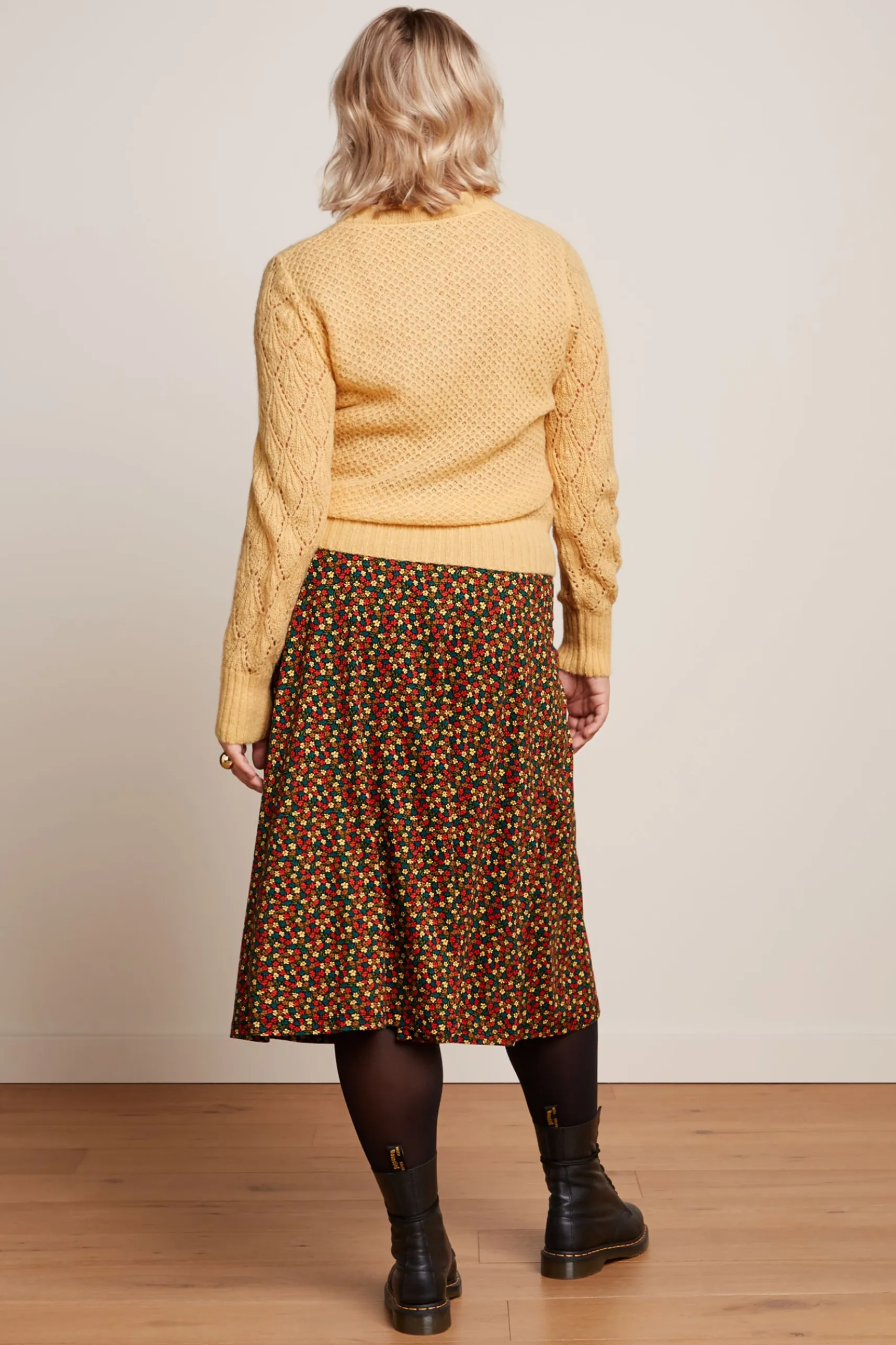 Jeannie Yoke Sweater Farfalle