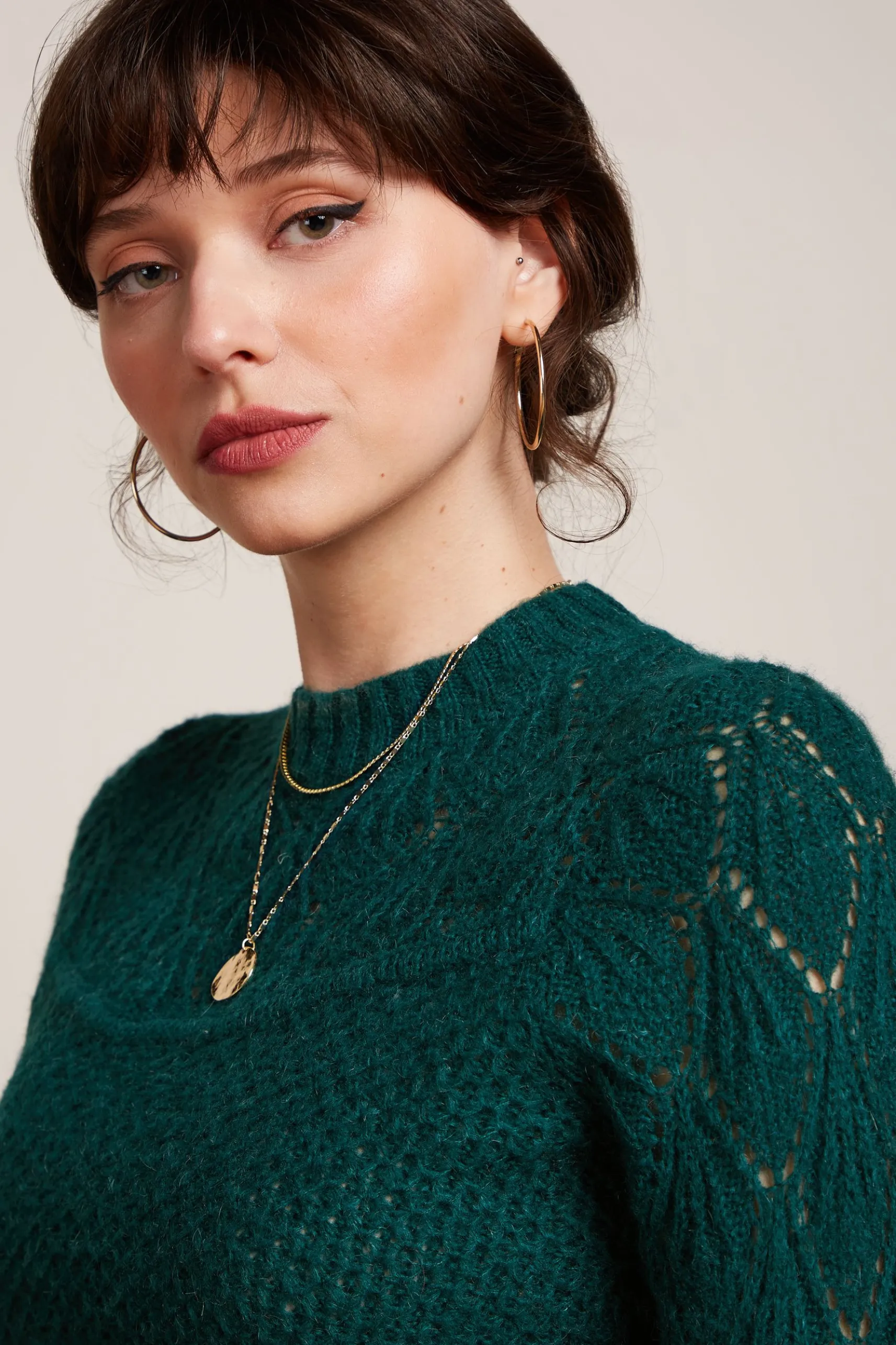 Jeannie Yoke Sweater Farfalle