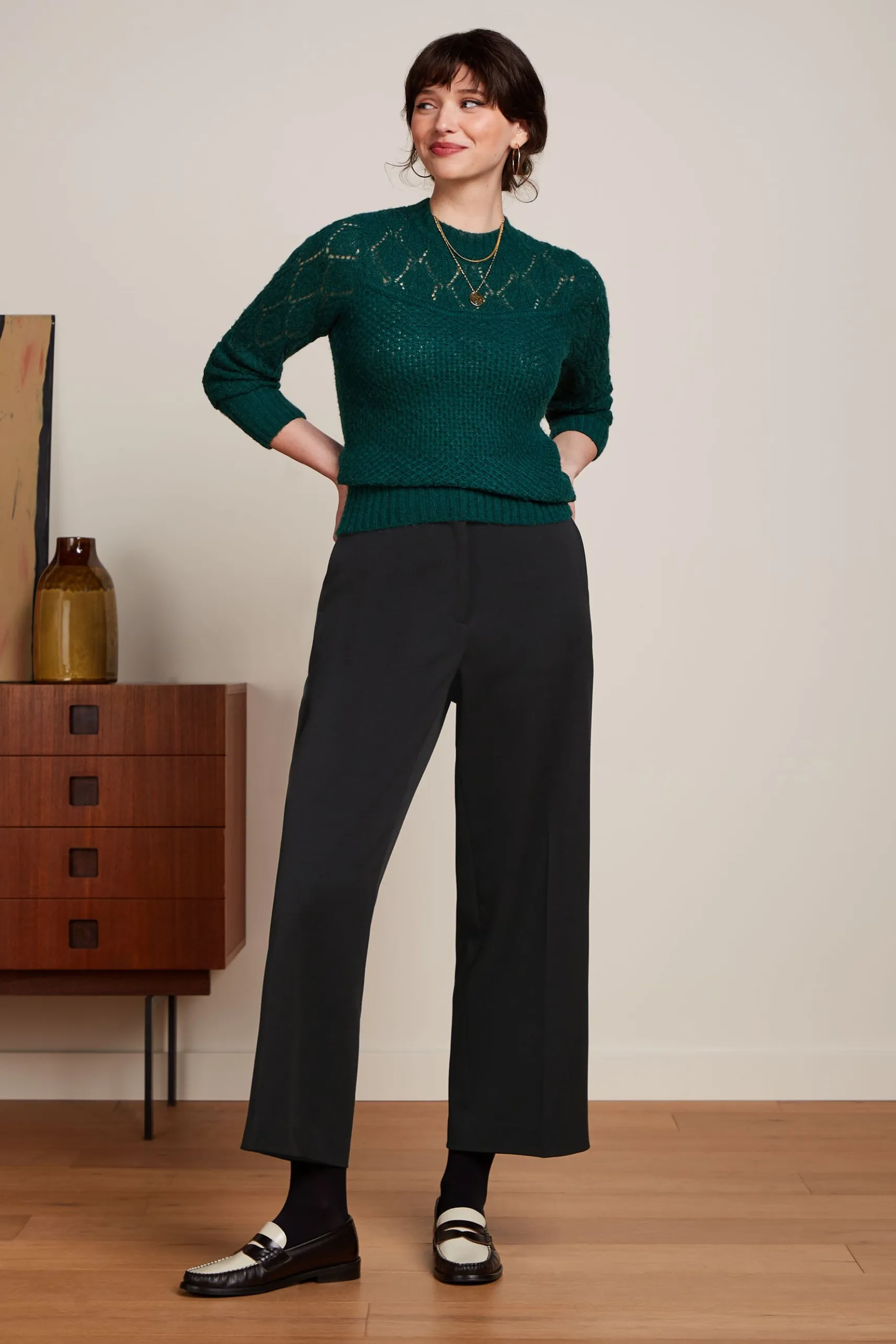 Jeannie Yoke Sweater Farfalle