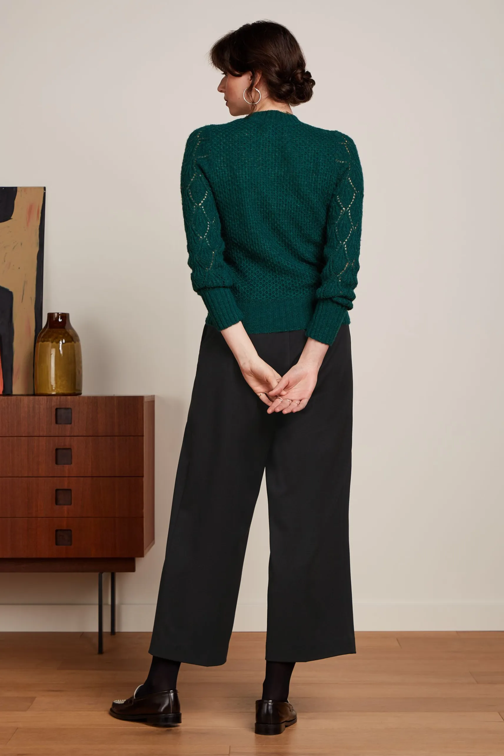 Jeannie Yoke Sweater Farfalle