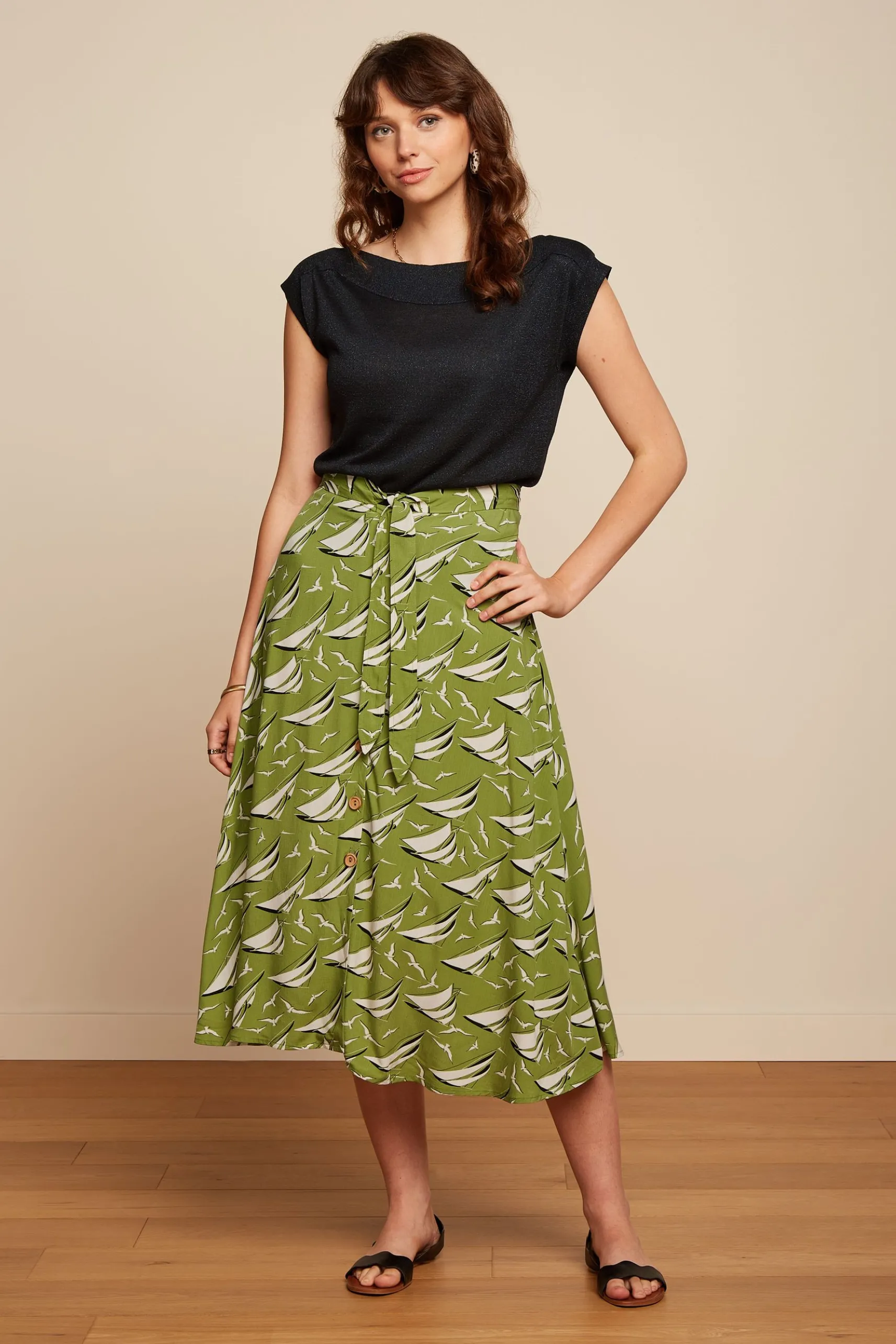 Judy Midi Skirt Bateau