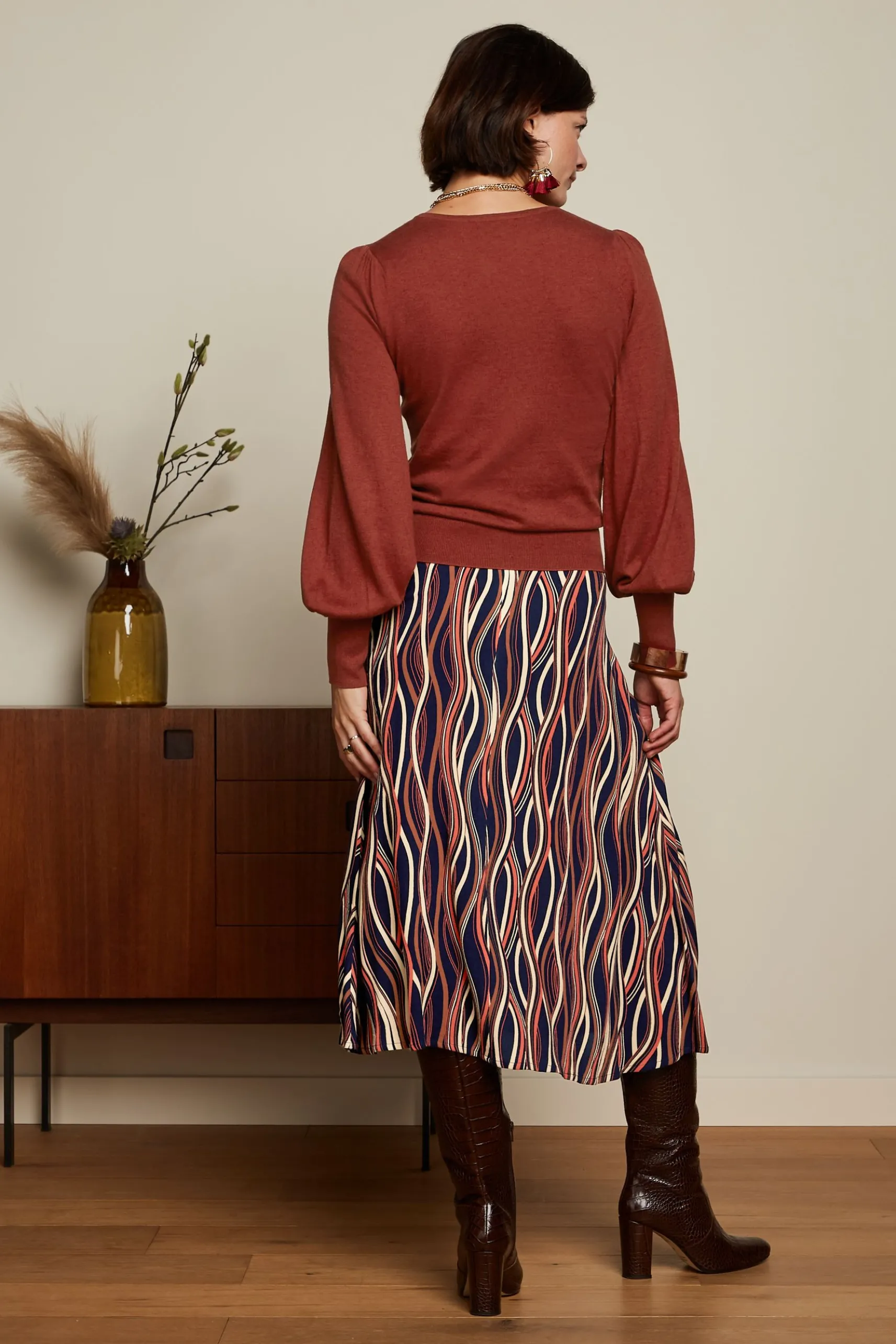 Juno Midi Skirt Merrill