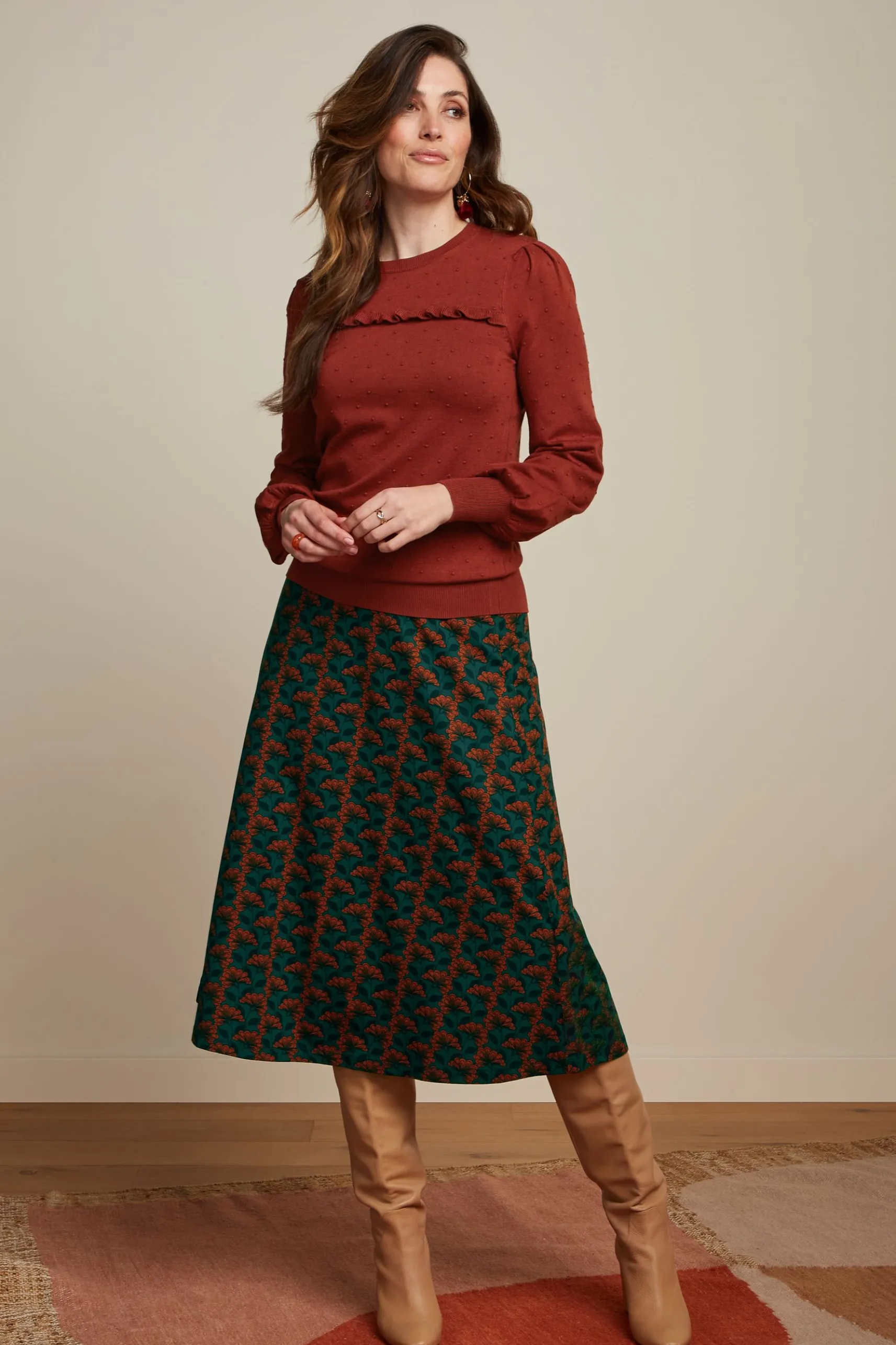 Juno Midi Skirt Noushh