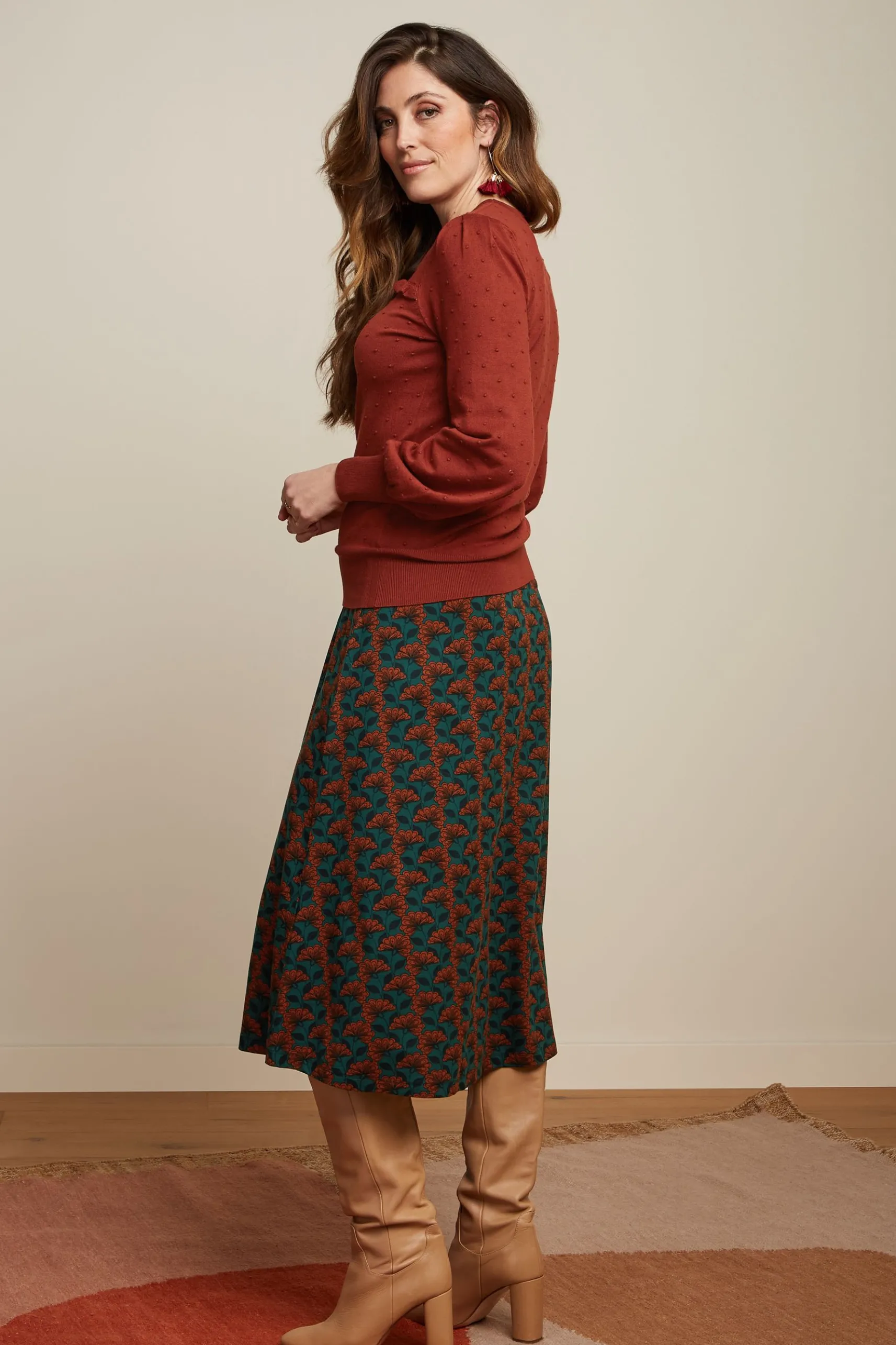 Juno Midi Skirt Noushh