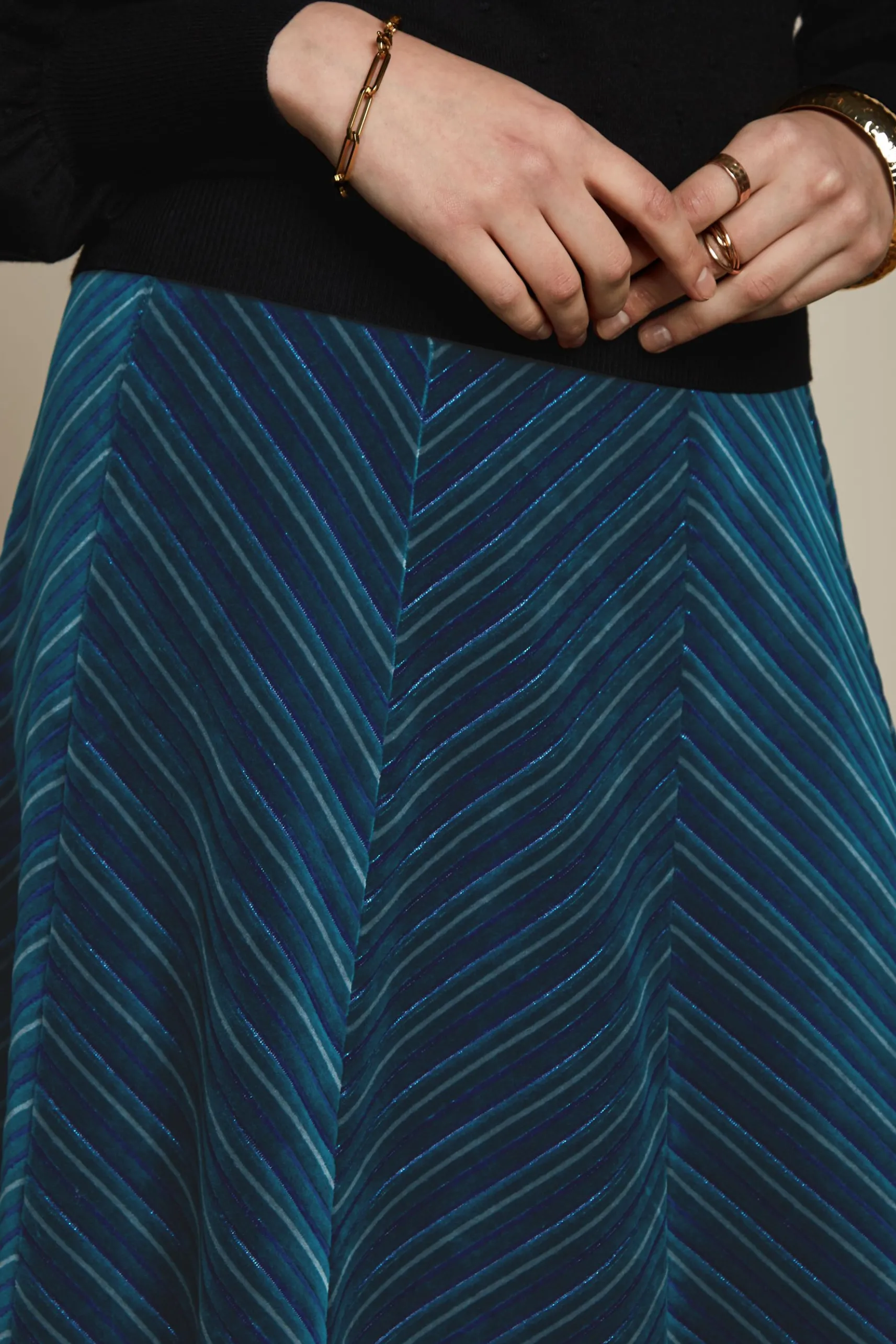 Juno Skirt Moda Stripe