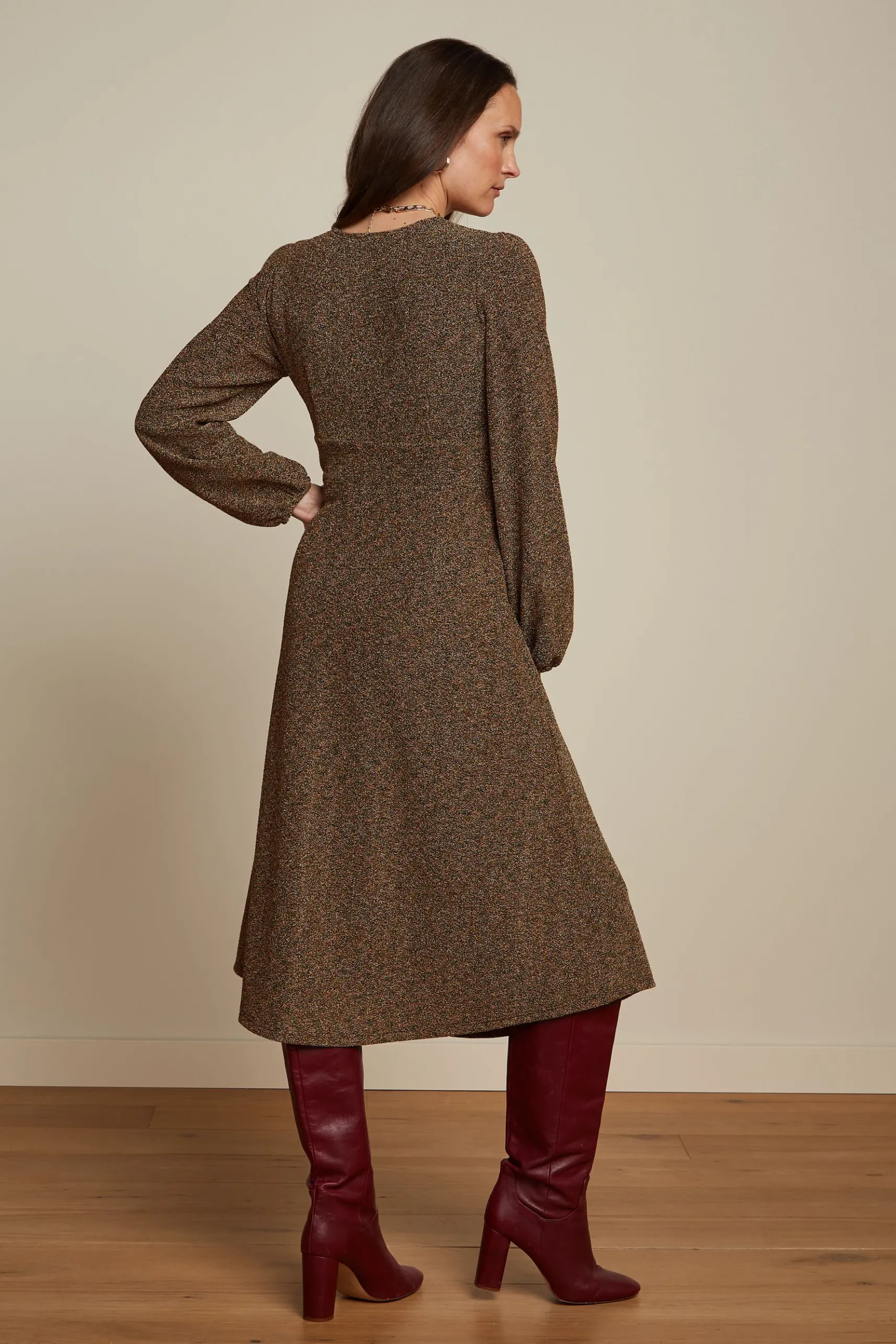 Lelia Dress Carousel Lurex