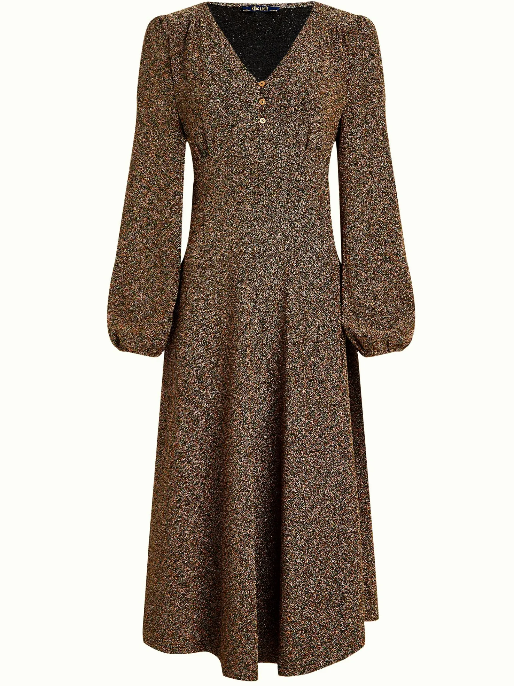 Lelia Dress Carousel Lurex