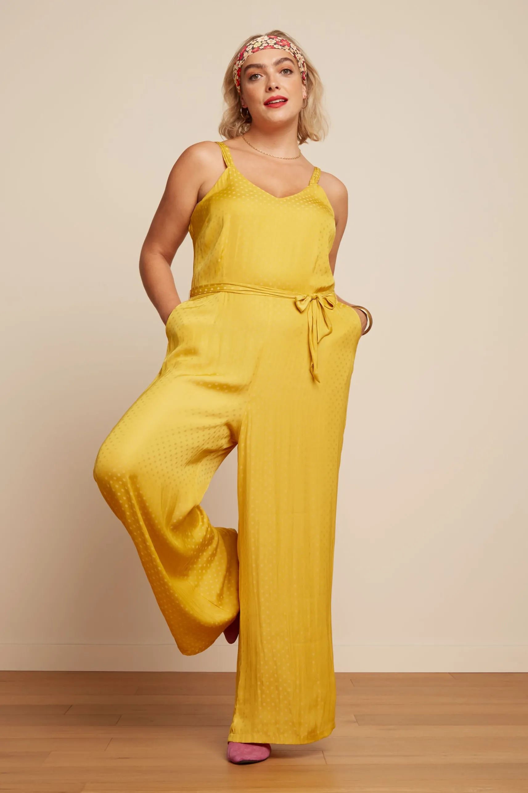 Lenny Jumpsuit Bisque