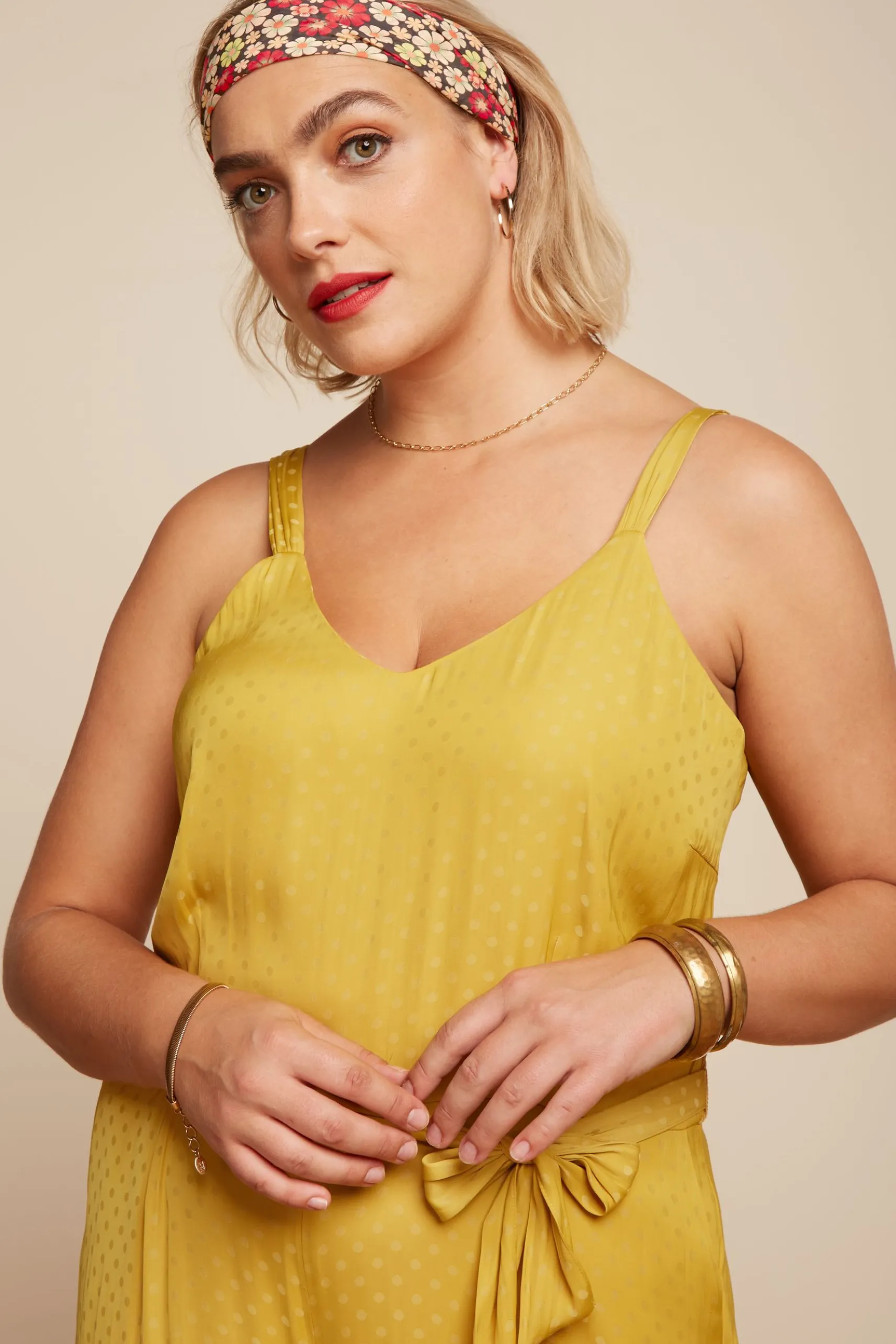 Lenny Jumpsuit Bisque