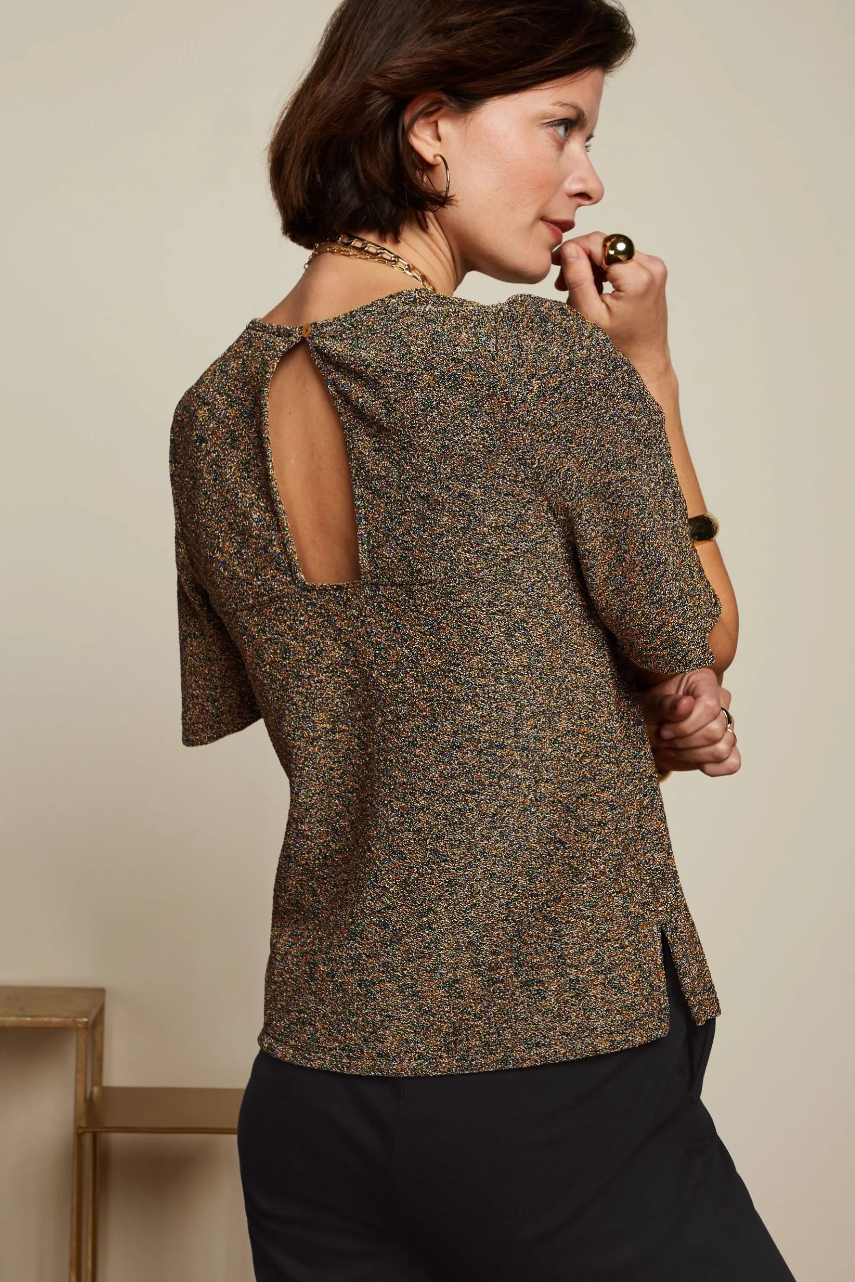 Lizzy Top Carousel Lurex