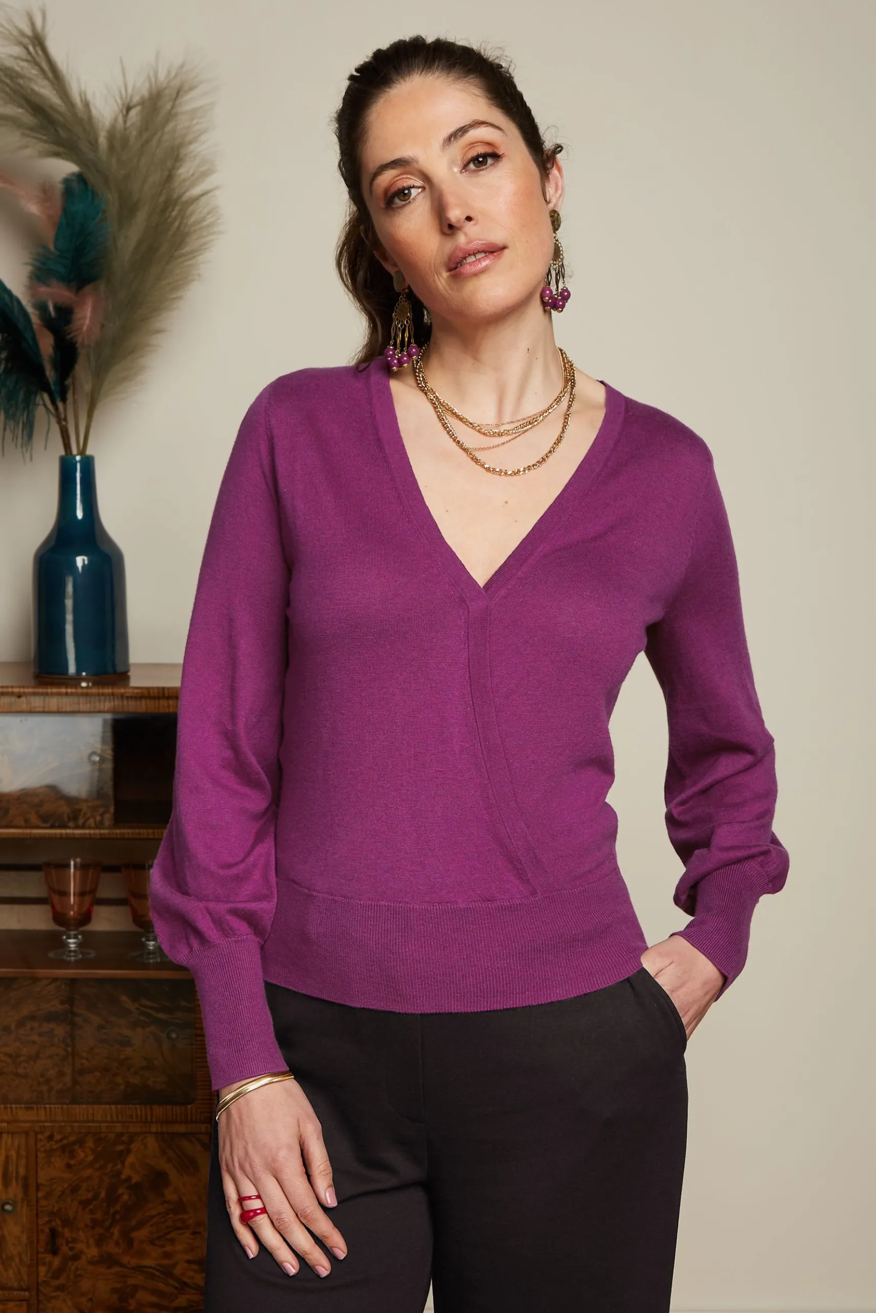 Lulu Wrap Top Cocoon