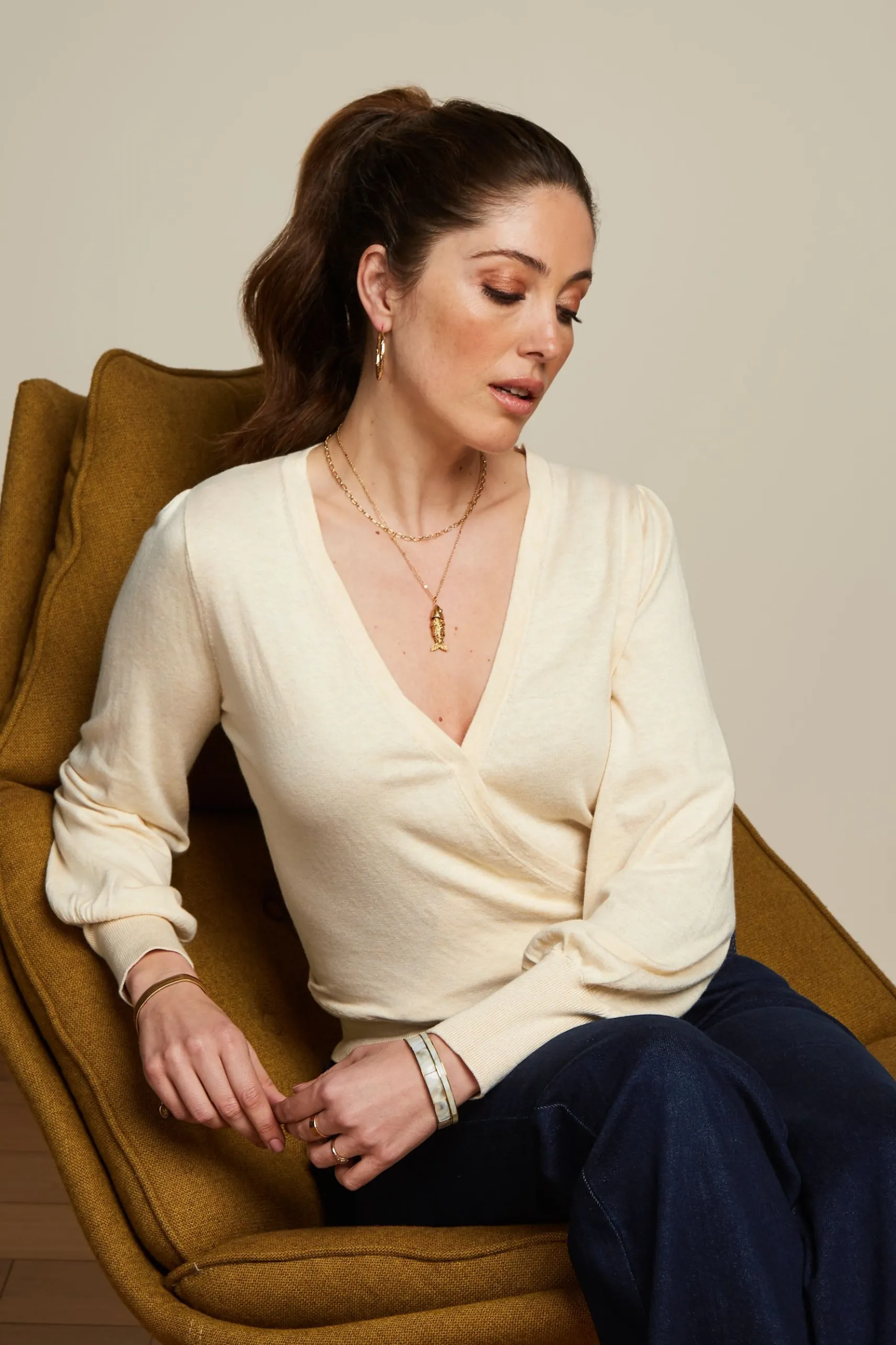 Lulu Wrap Top Cocoon