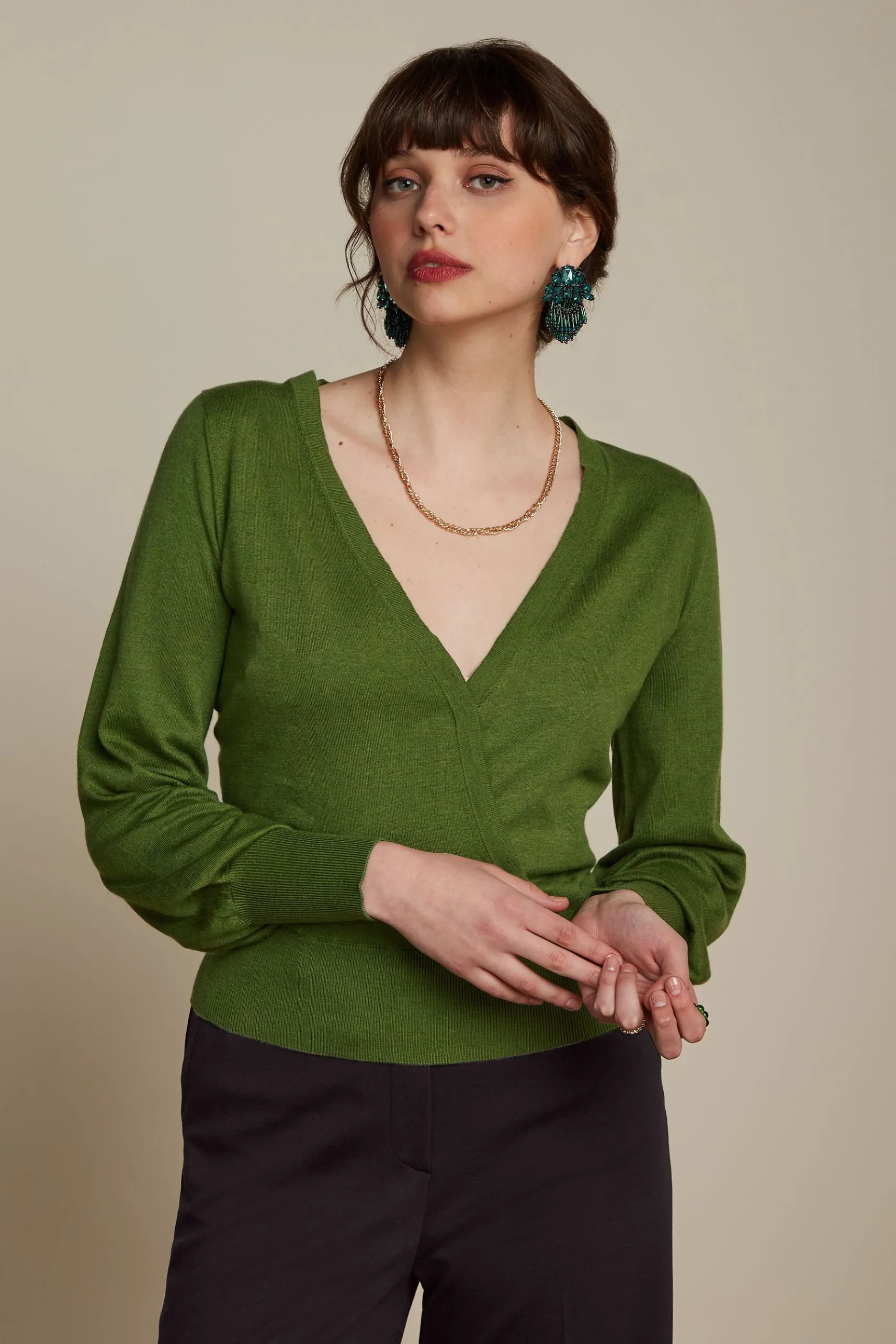 Lulu Wrap Top Cocoon
