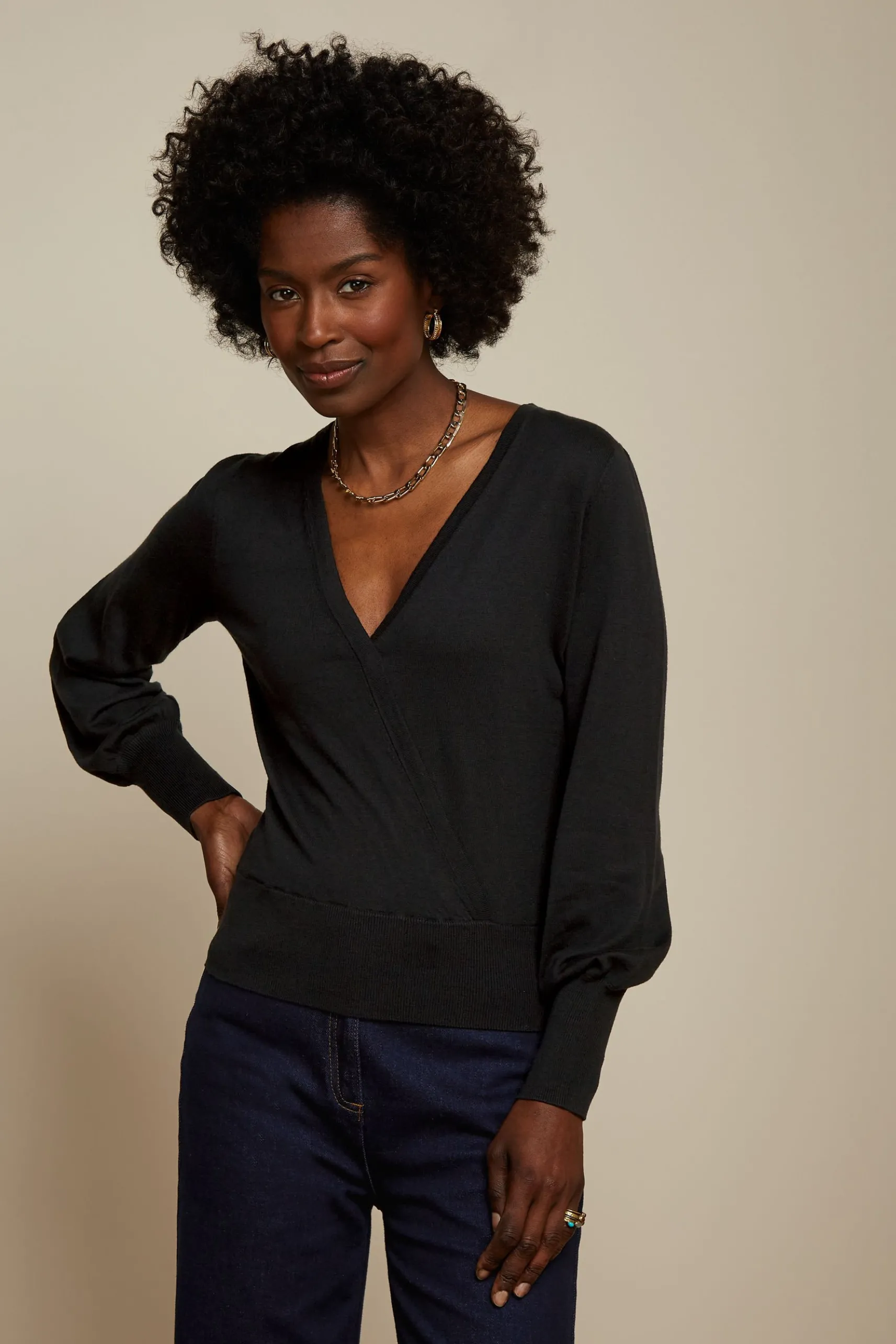 Lulu Wrap Top Cocoon