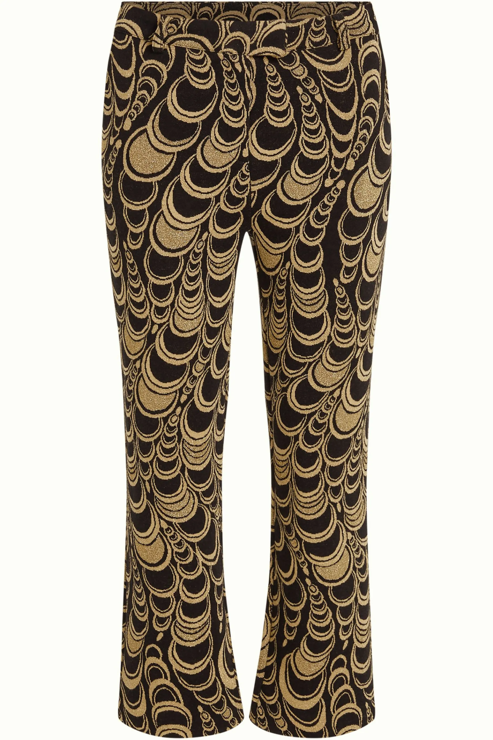 Luz Cropped Pants Bobbin Jacquard