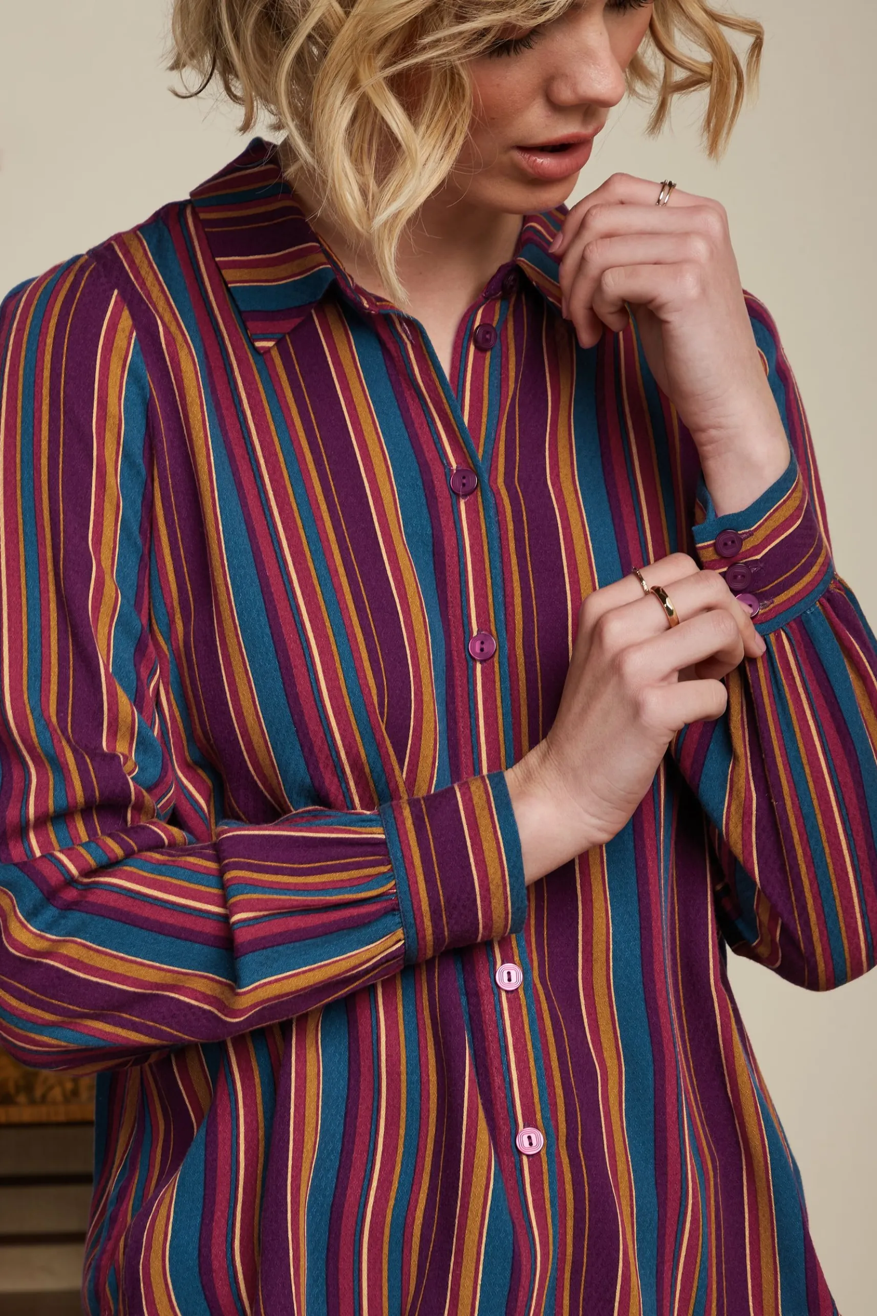 Maisie Blouse Marion Stripe