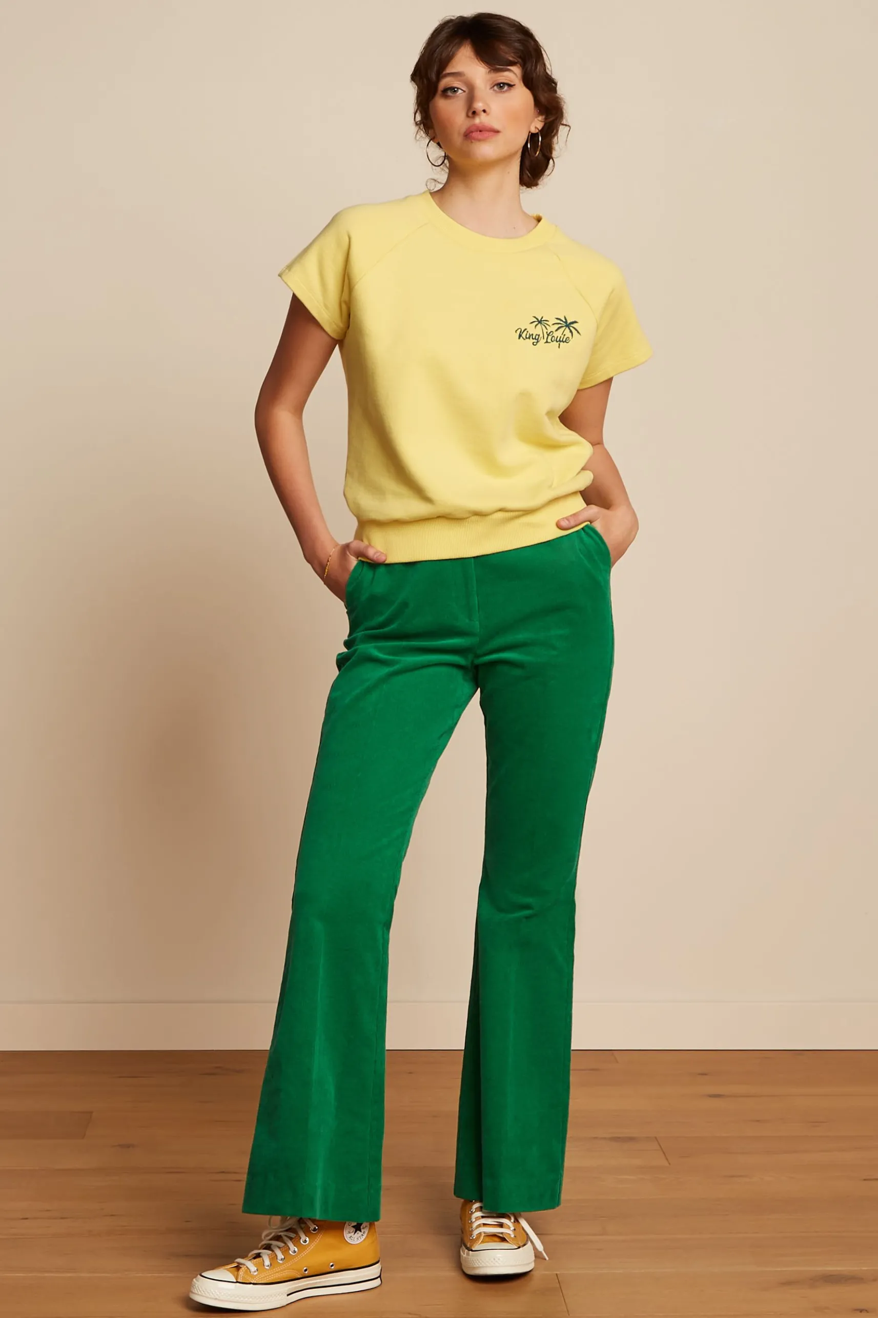 Marcie Flared Pants Babyrib