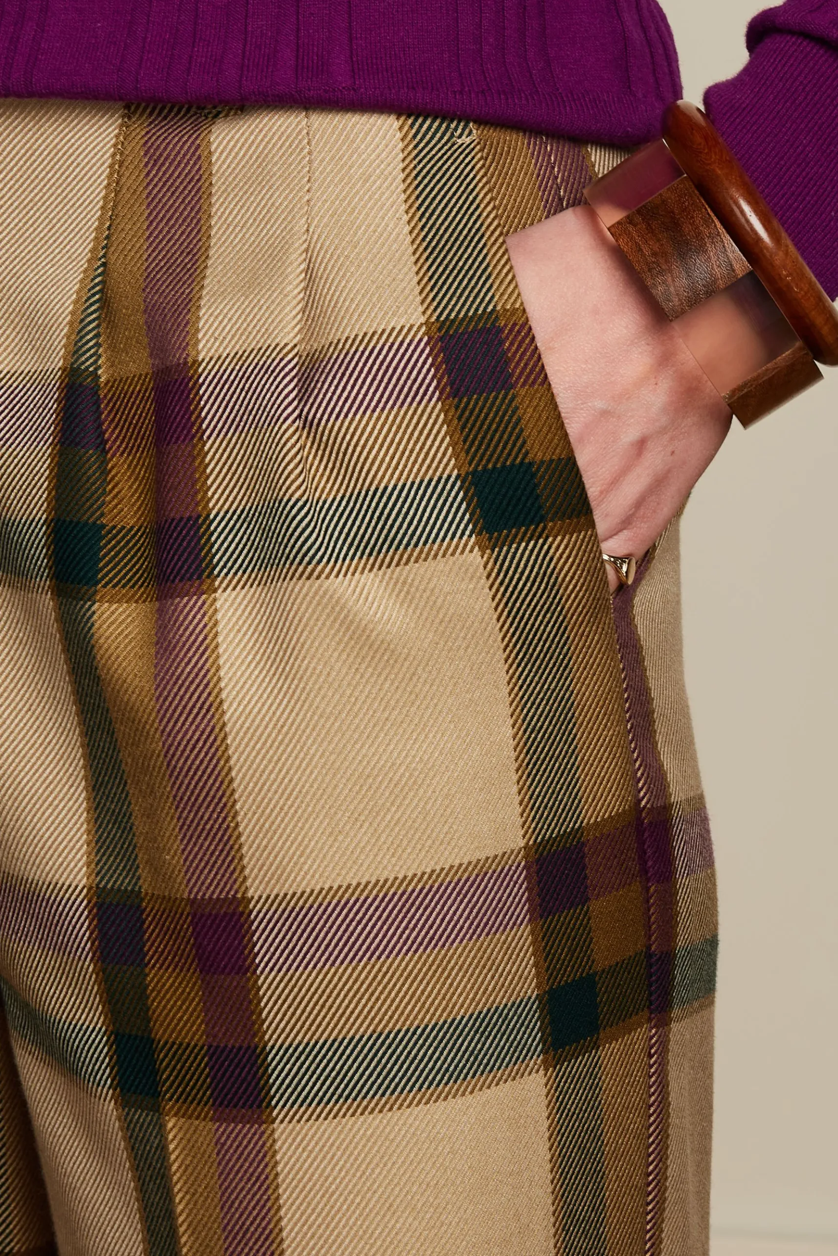 Marlene Cropped Pants Dreamer Check