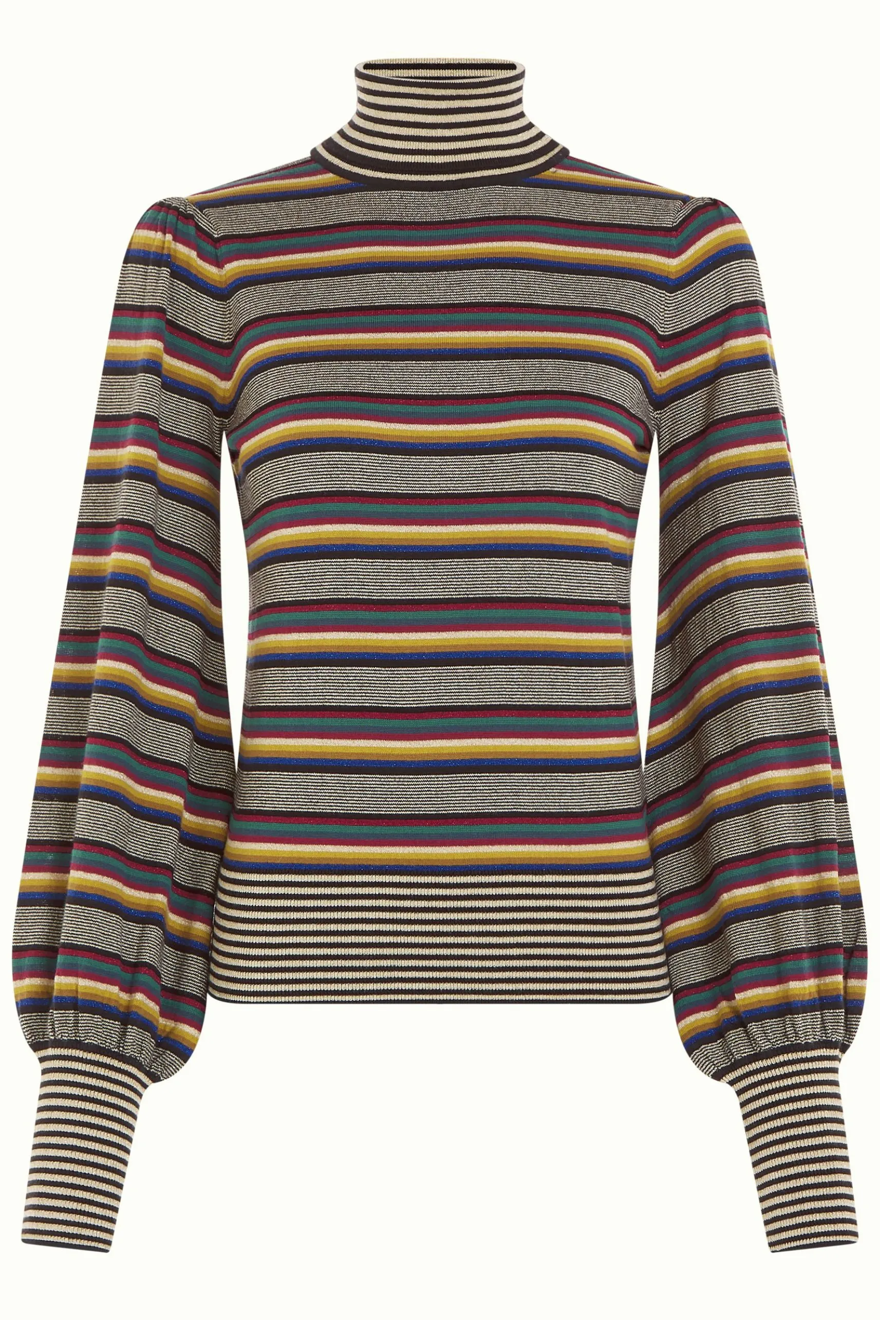 Maya Rollneck Top Sixties Stripe