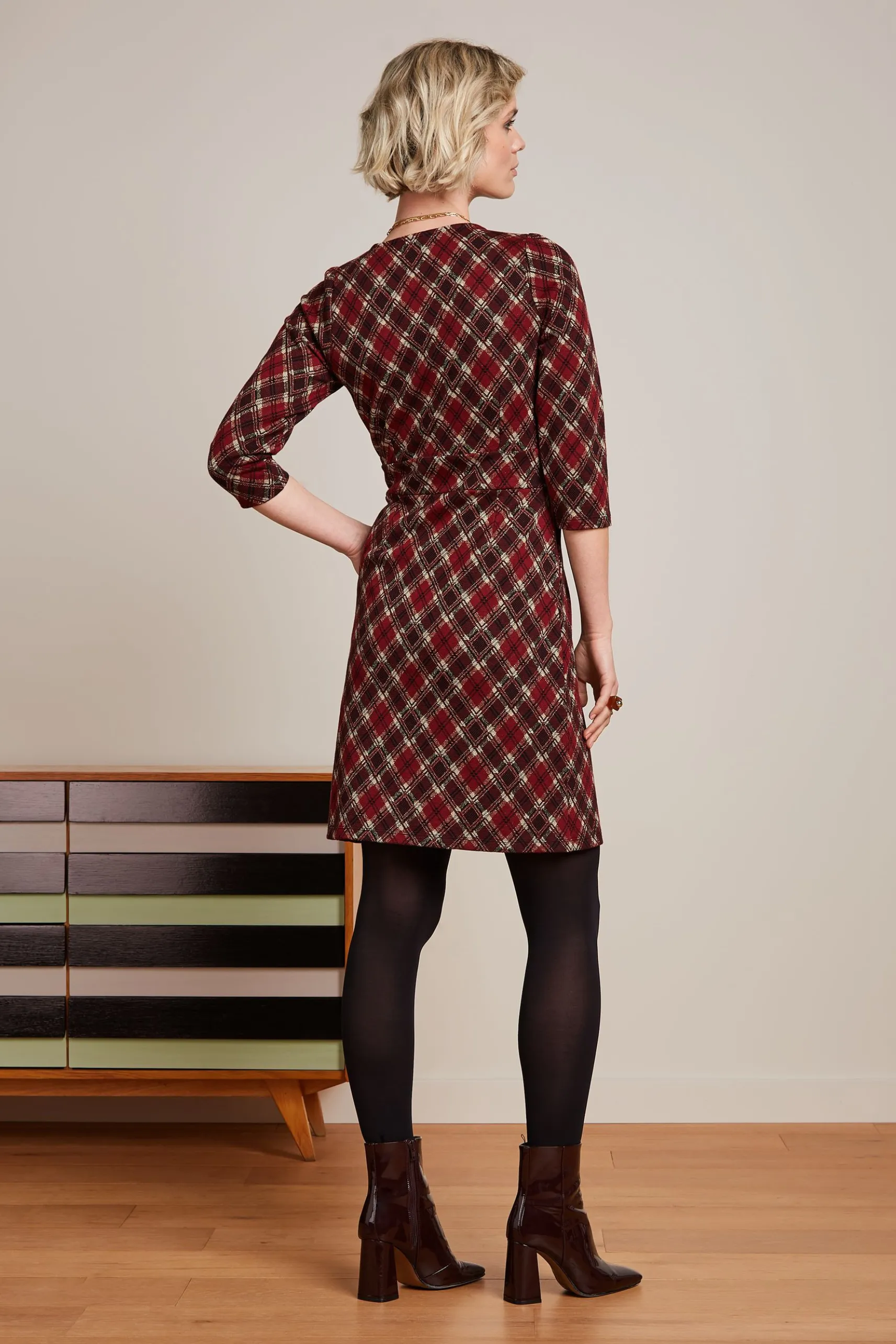 Mona Dress Riley Jacquard