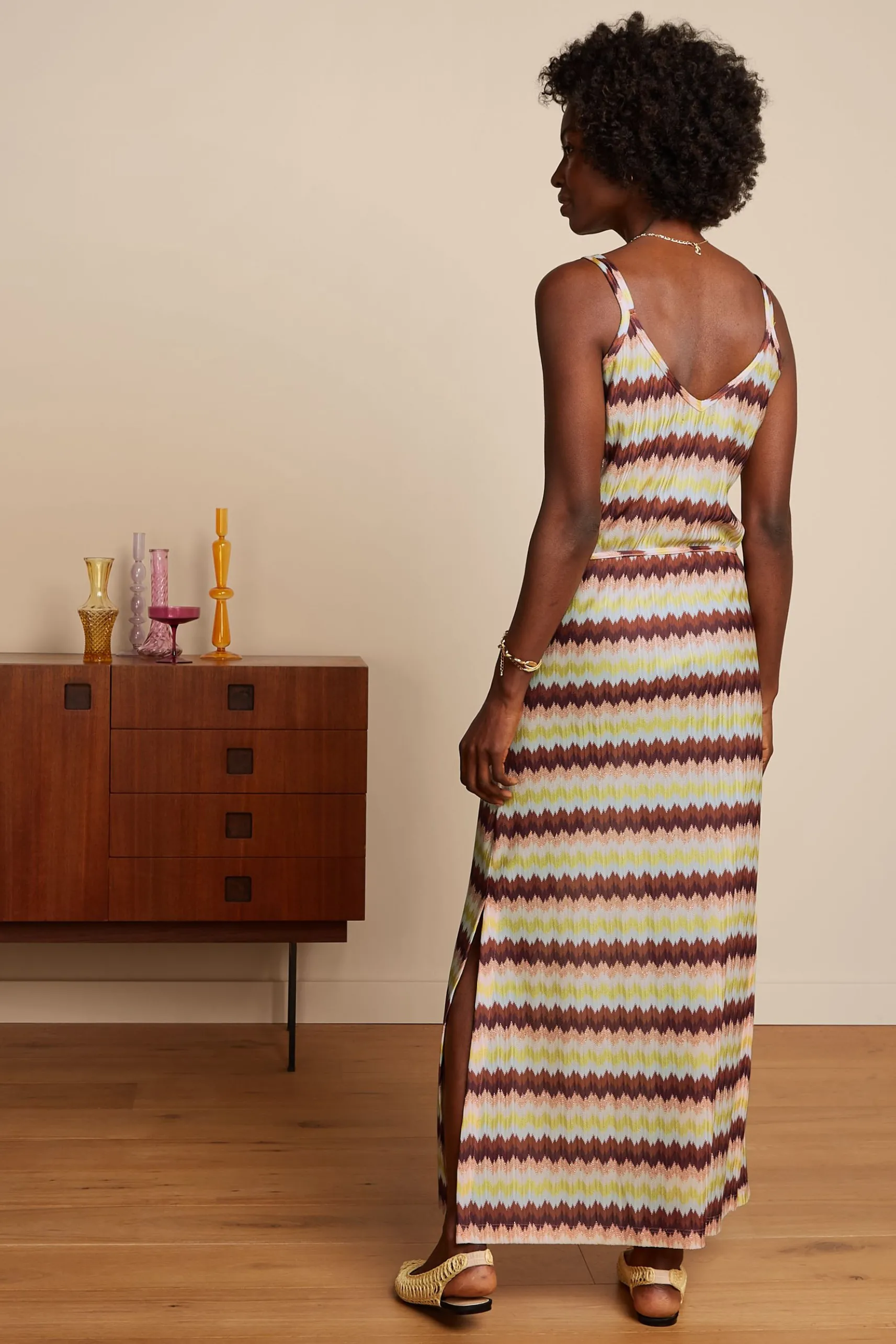 Nadya Maxi Dress Carmine