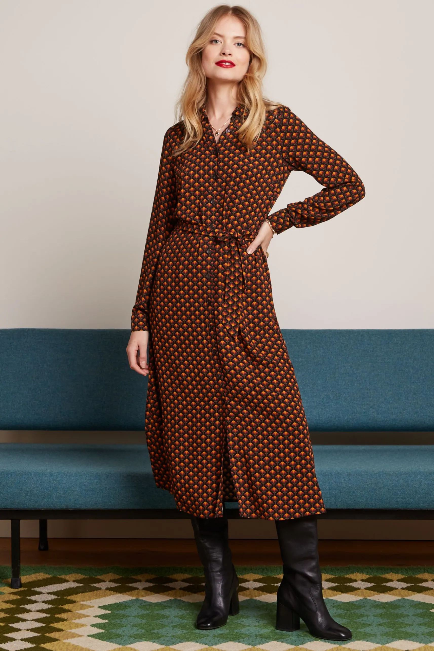 Olive Dress Mayfield