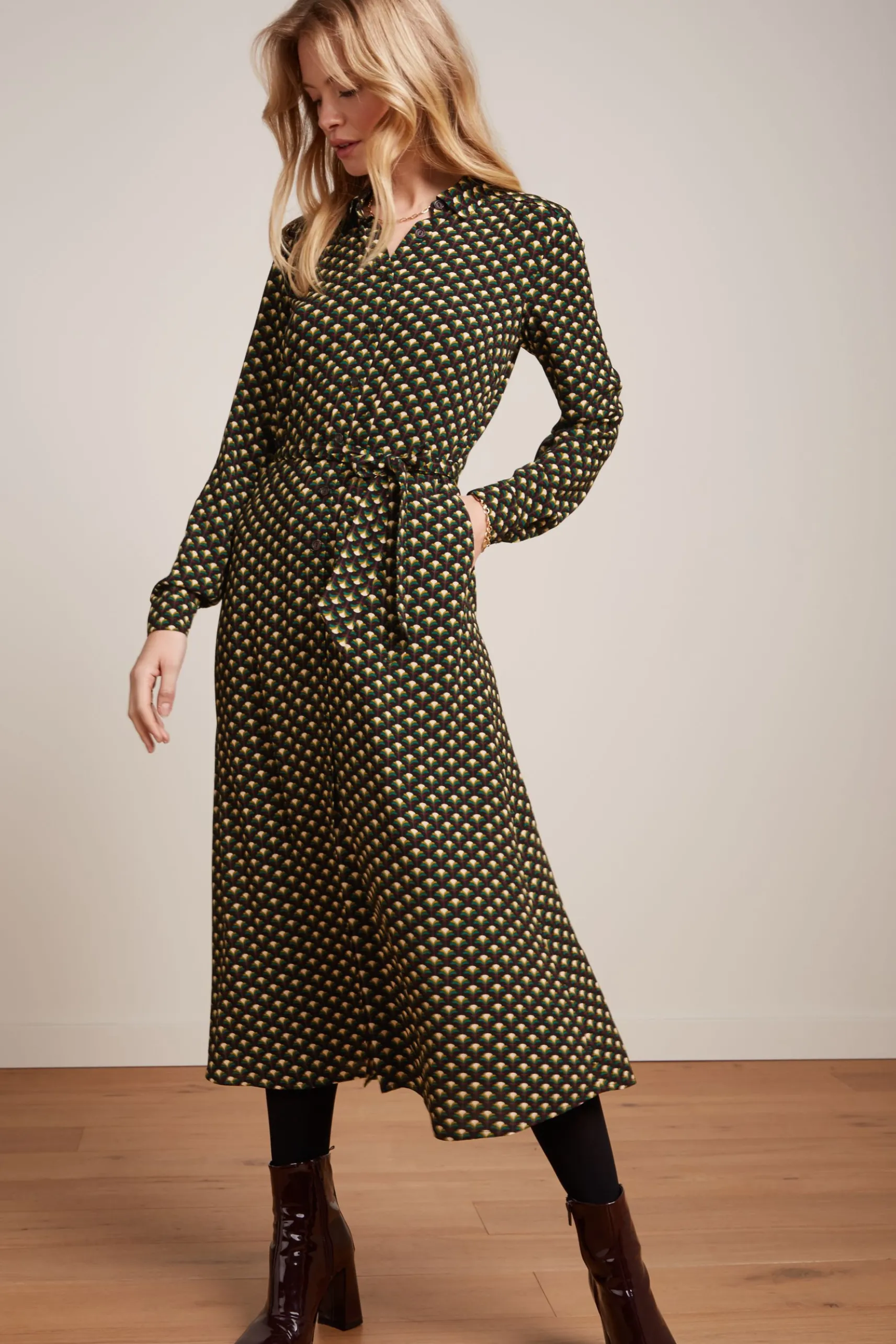 Olive Dress Mayfield