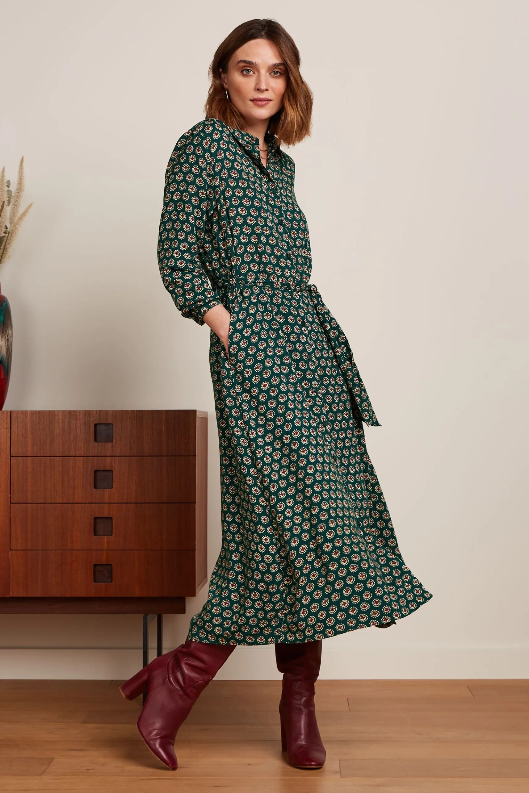 Olive Midi Dress Elliot