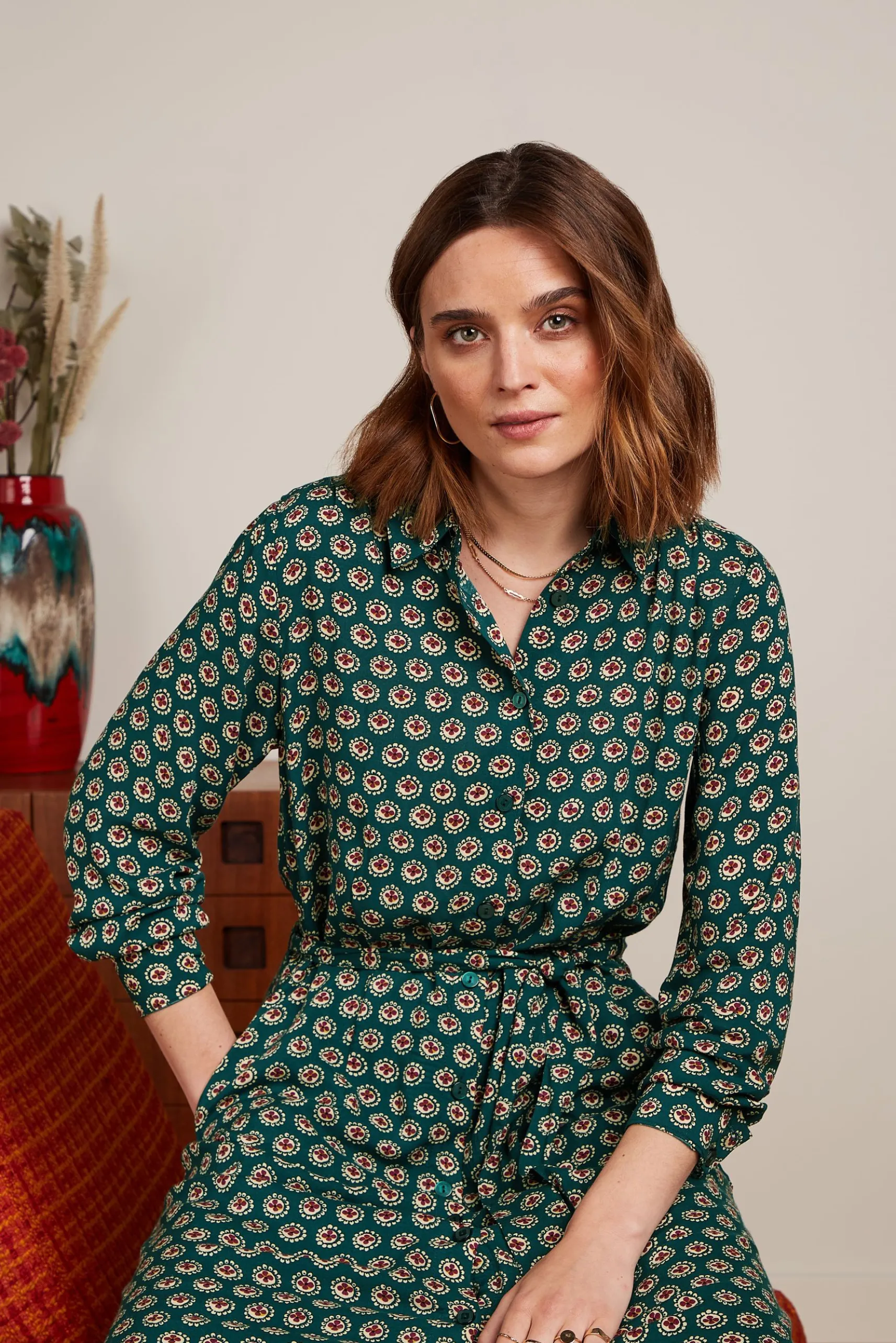 Olive Midi Dress Elliot