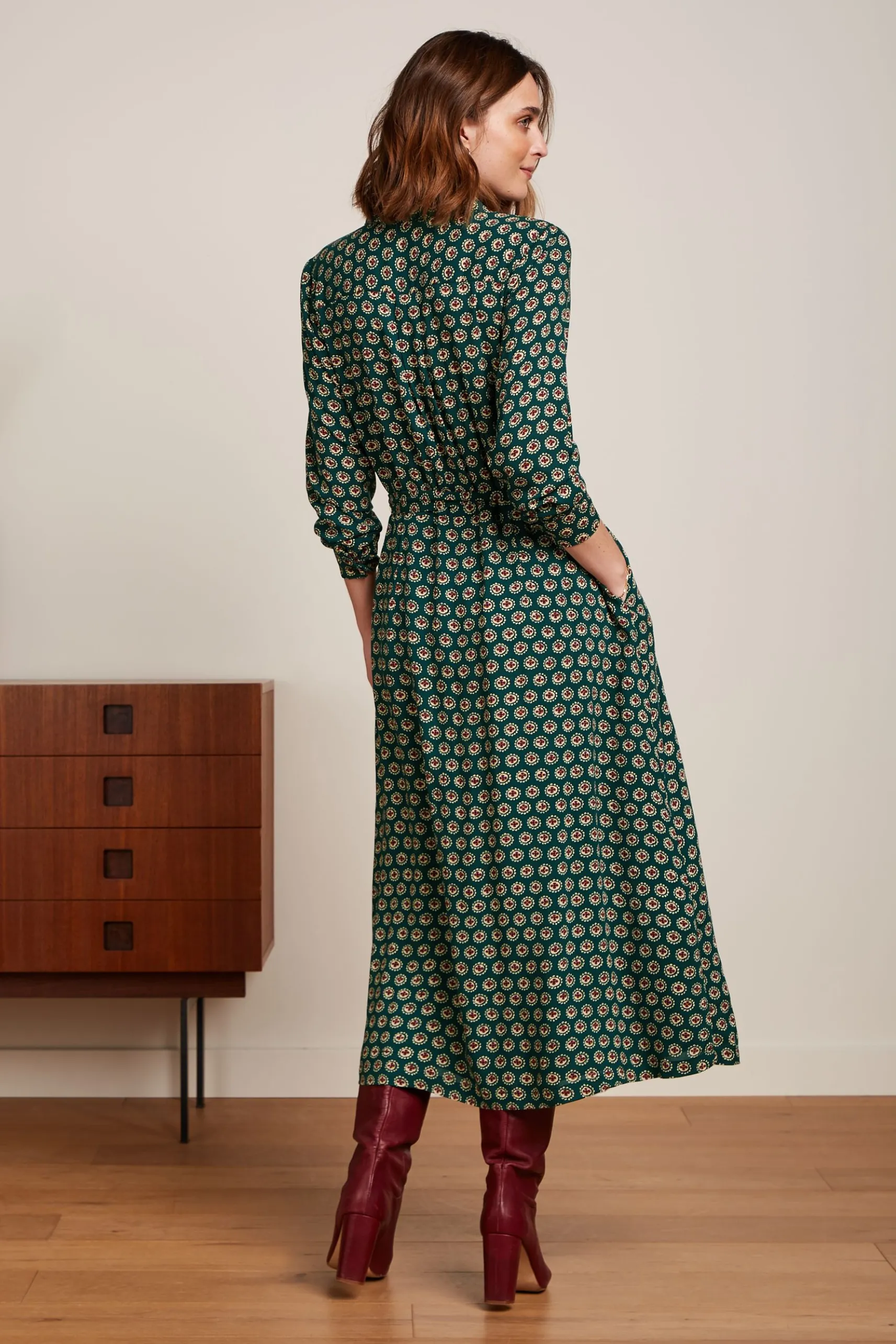 Olive Midi Dress Elliot