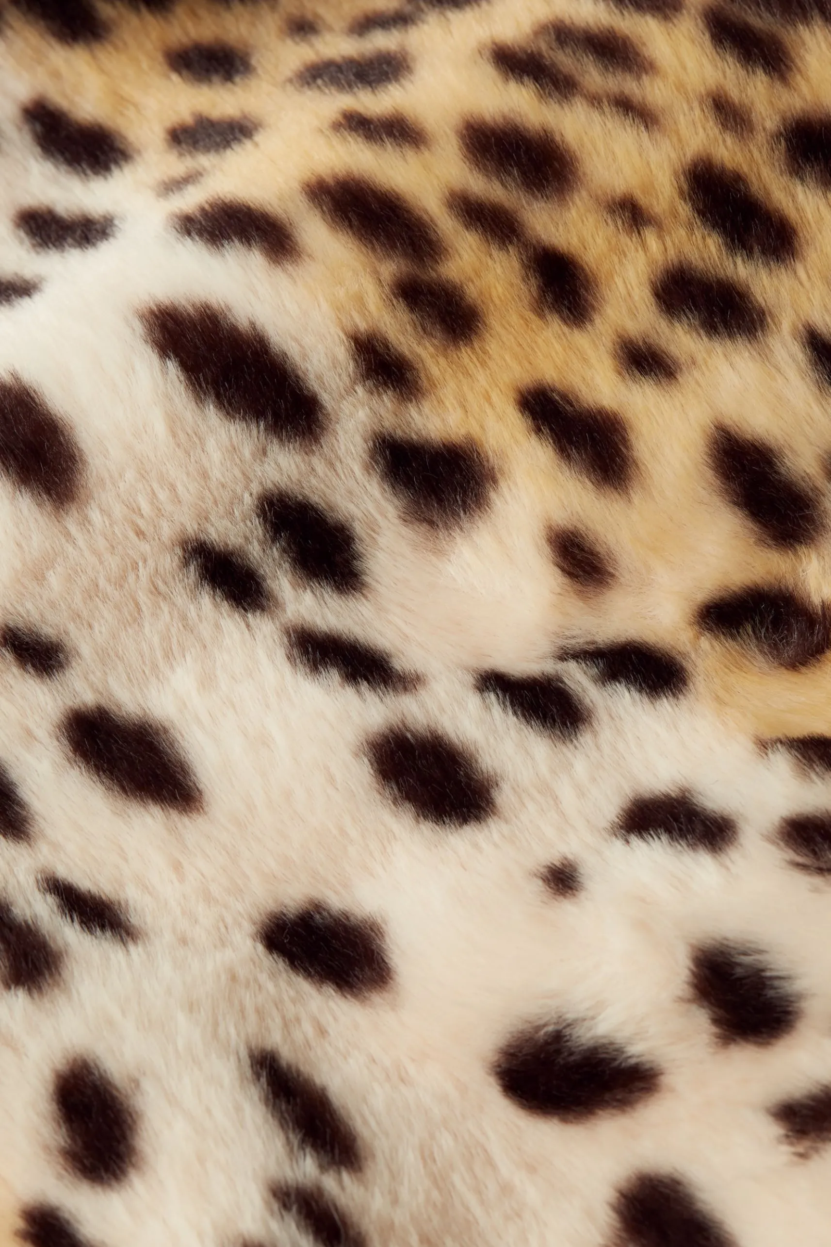 Patti Coat Midi Cheetah Fur