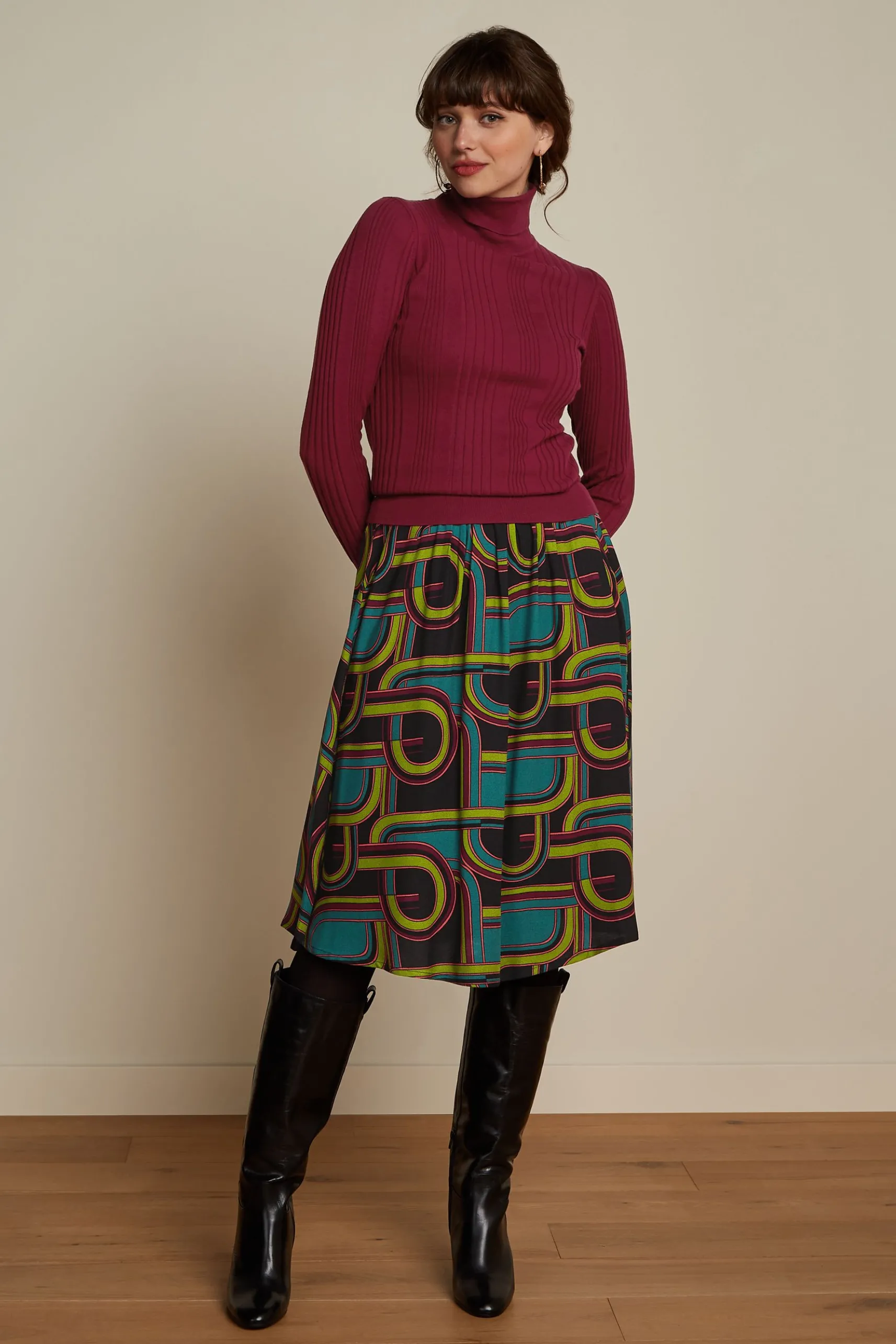 Rib Rollneck Top Club