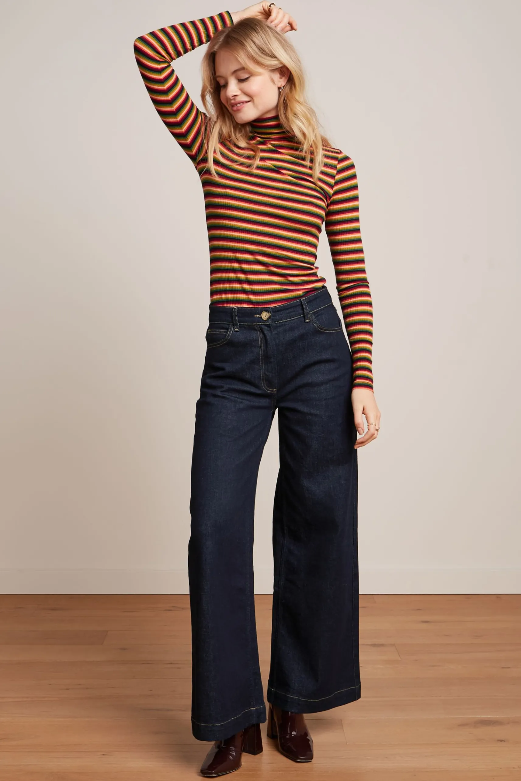 Rollneck Top Mimmi Stripe
